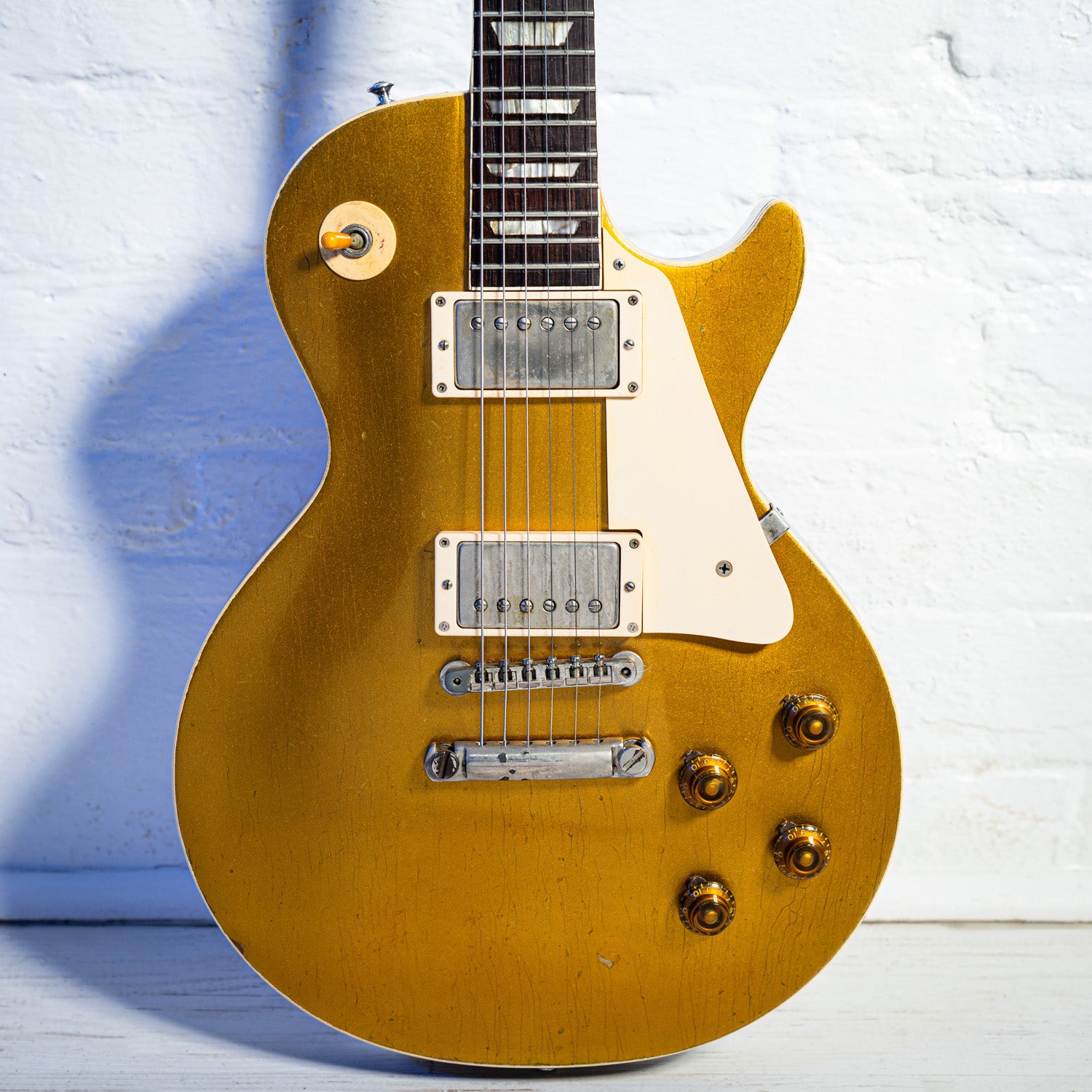 Gibson Les Paul Standard Featured on the Front on the Tony Bacon Les Paul Book Gold Top 1957