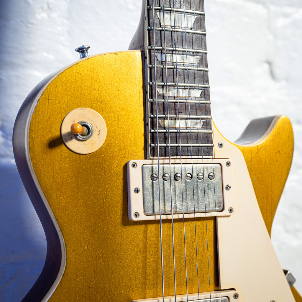 Gibson Les Paul Standard Featured on the Front on the Tony Bacon Les Paul Book Gold Top 1957