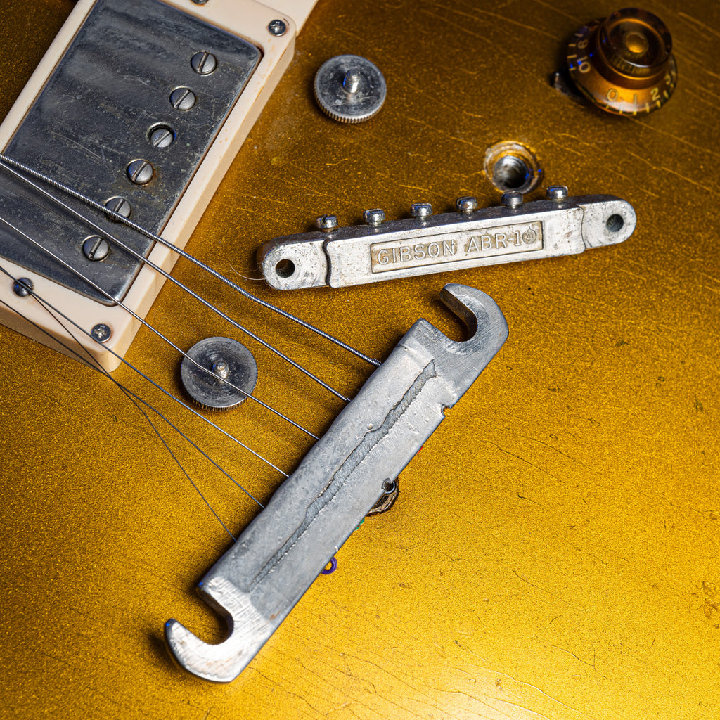 Gibson Les Paul Standard Featured on the Front on the Tony Bacon Les Paul Book Gold Top 1957