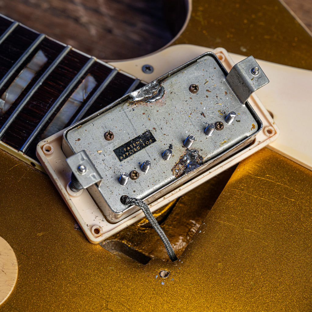 Gibson Les Paul Standard Featured on the Front on the Tony Bacon Les Paul Book Gold Top 1957