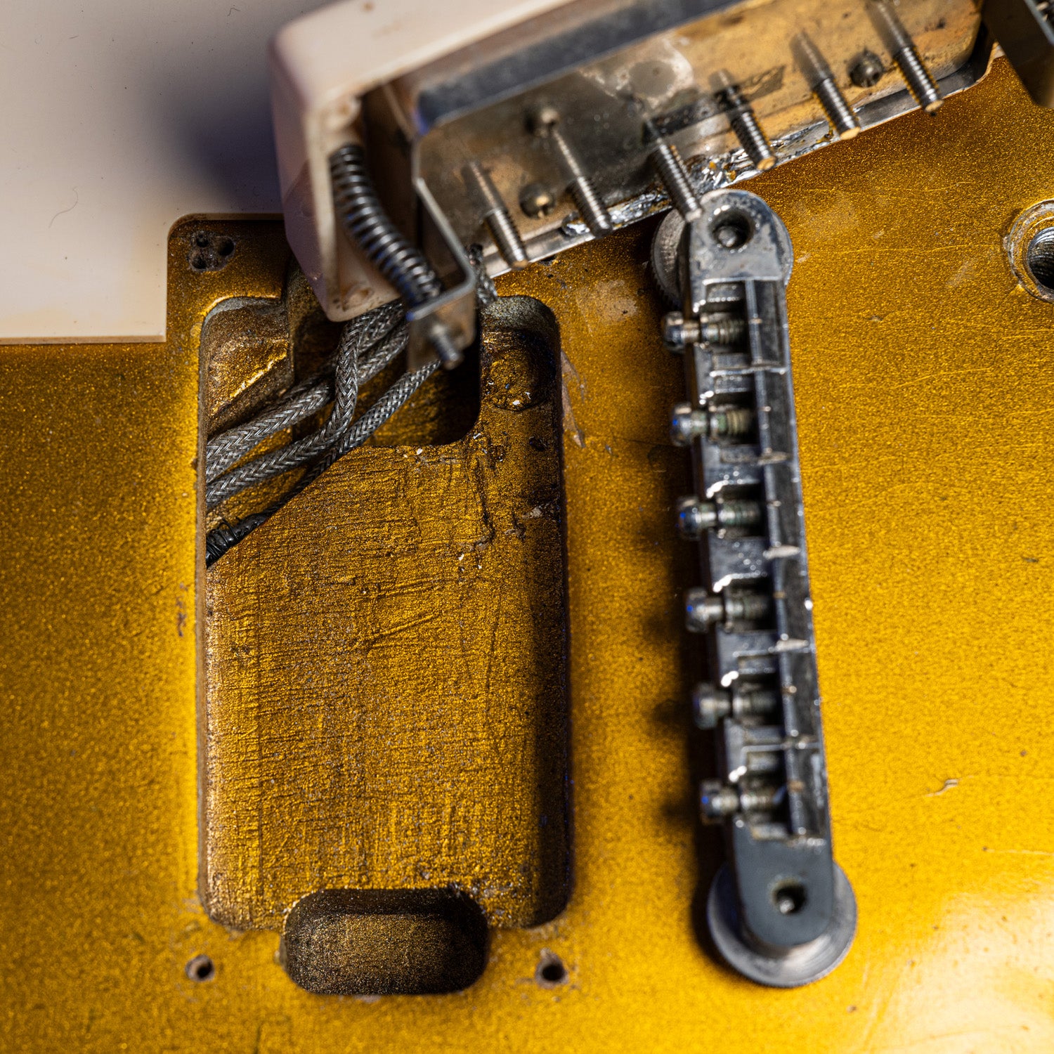 Gibson Les Paul Standard Featured on the Front on the Tony Bacon Les Paul Book Gold Top 1957