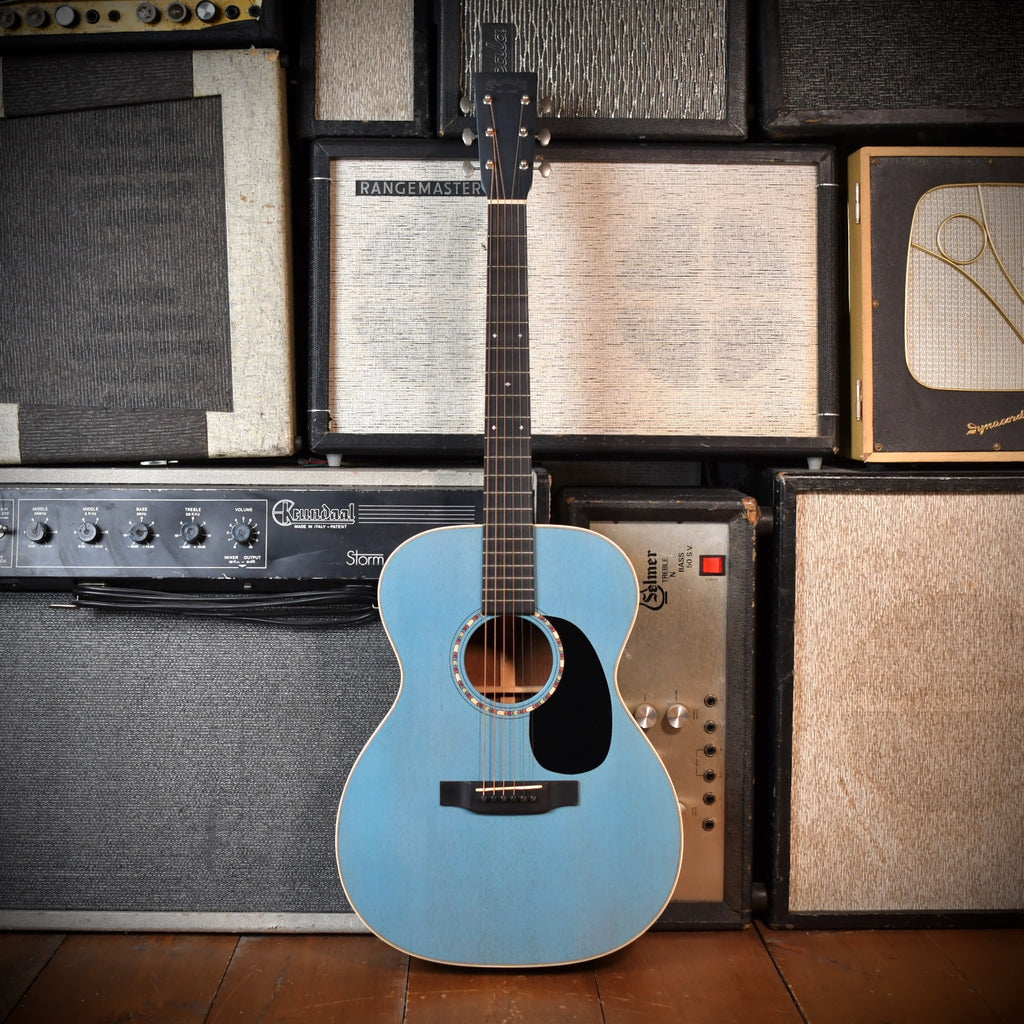 Martin Custom Shop Style 17 000 "Blue Boy" Satin Sonic Blue 2016