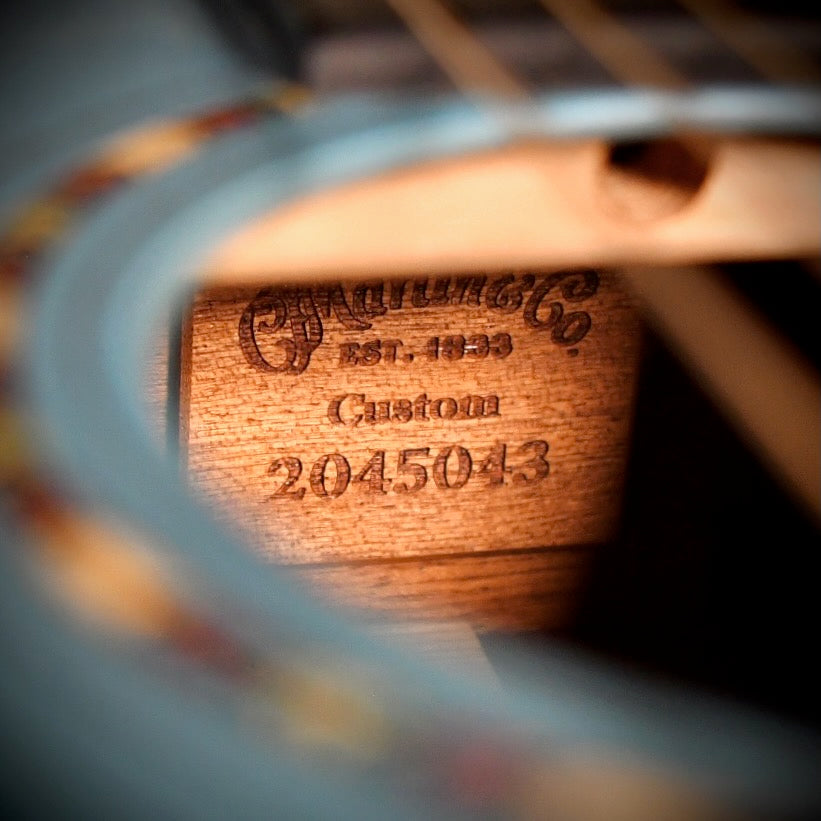 Martin Custom Shop Style 17 000 "Blue Boy" Satin Sonic Blue 2016