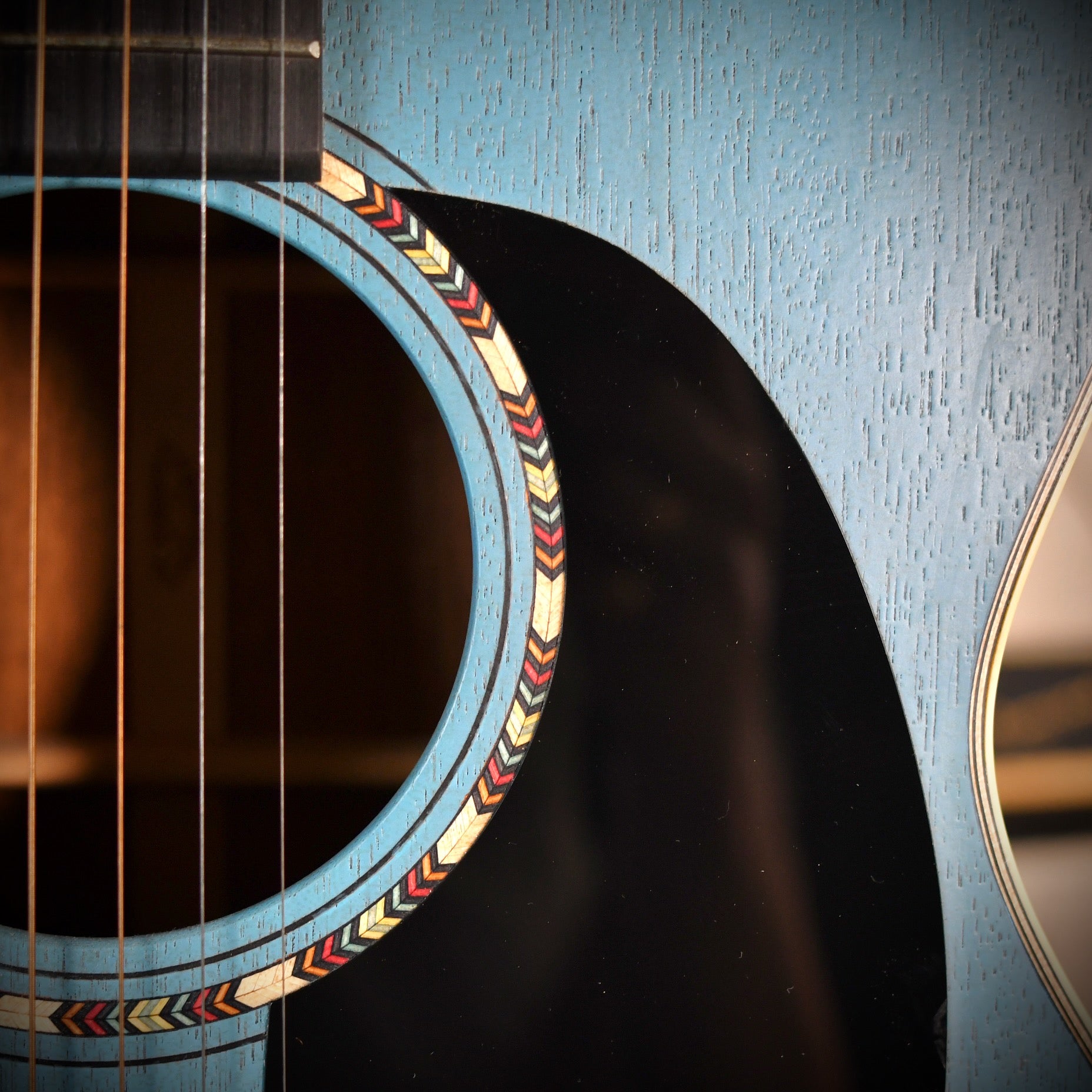 Martin Custom Shop Style 17 000 "Blue Boy" Satin Sonic Blue 2016