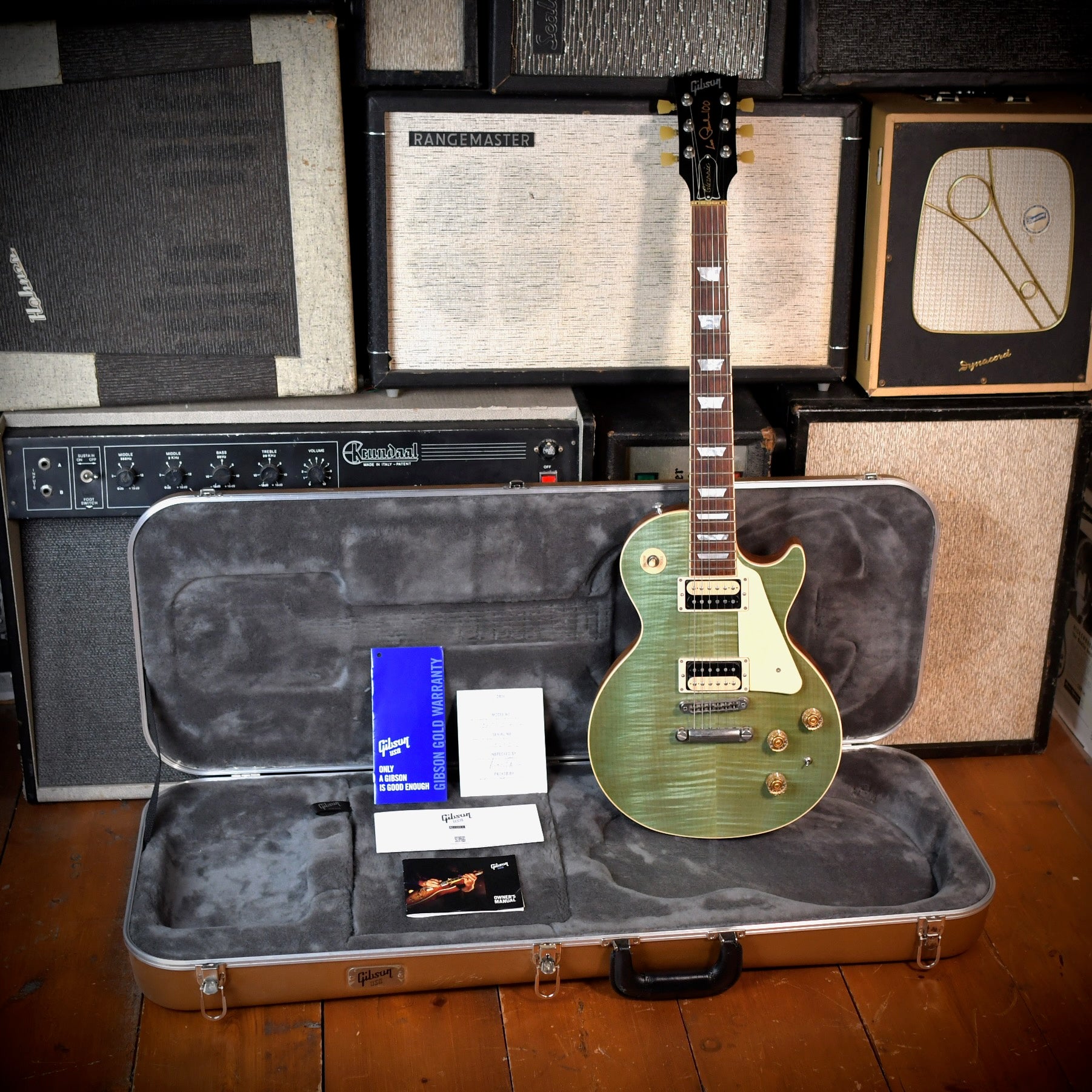 Gibson Les Paul Classic 100th Anniversary Seafoam Green 2015