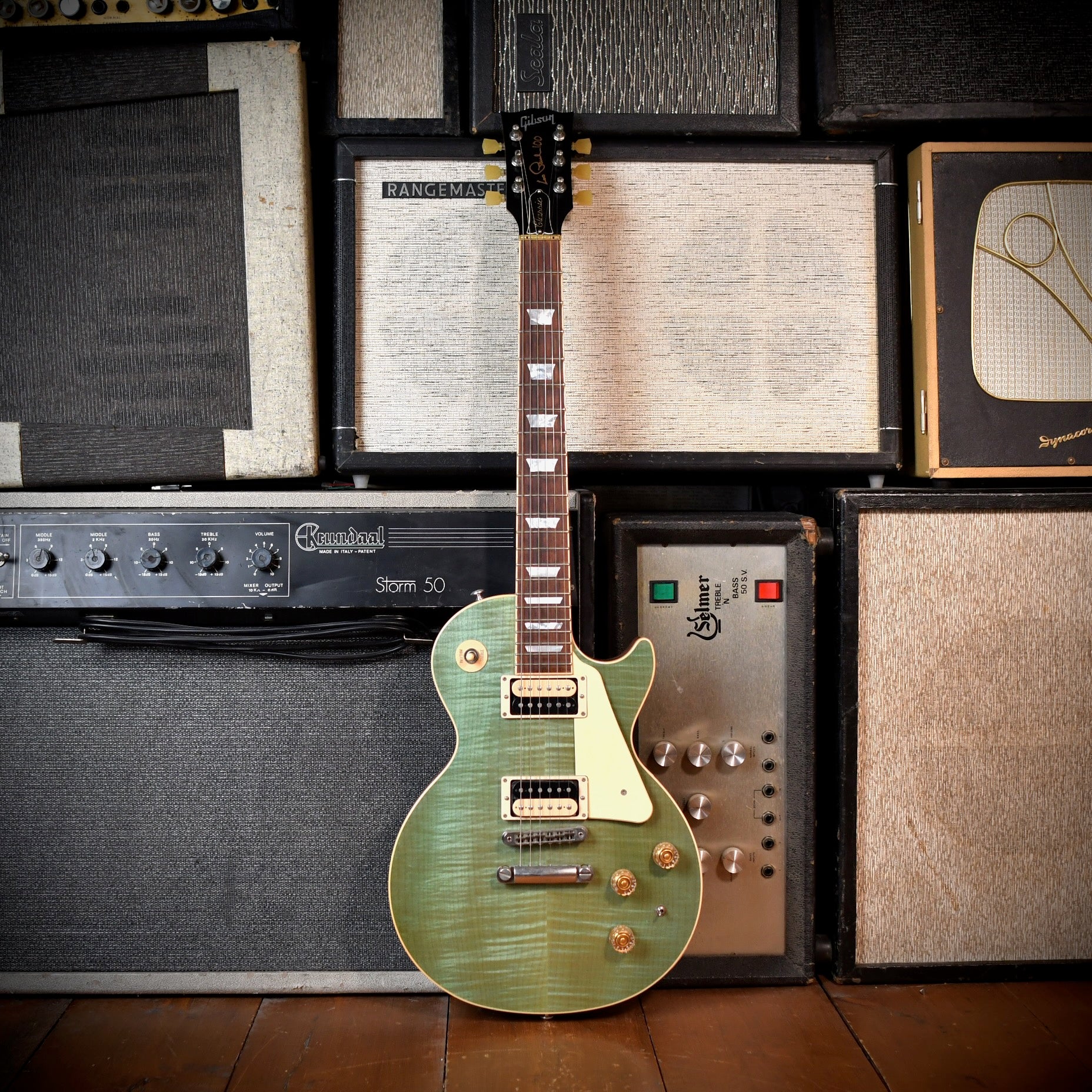 Gibson Les Paul Classic 100th Anniversary Seafoam Green 2015