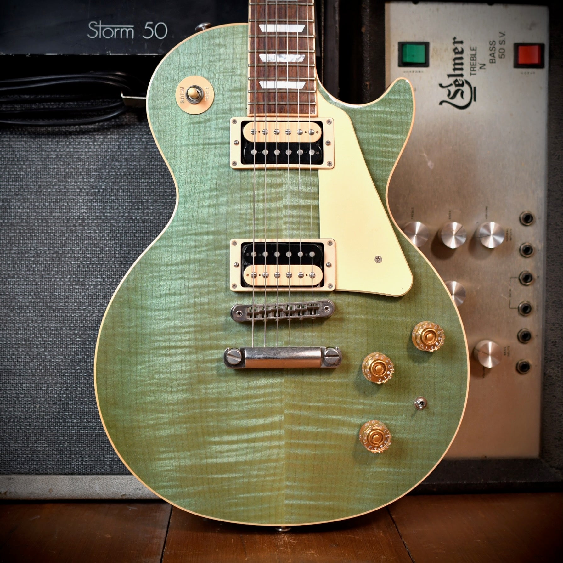 Gibson Les Paul Classic 100th Anniversary Seafoam Green 2015