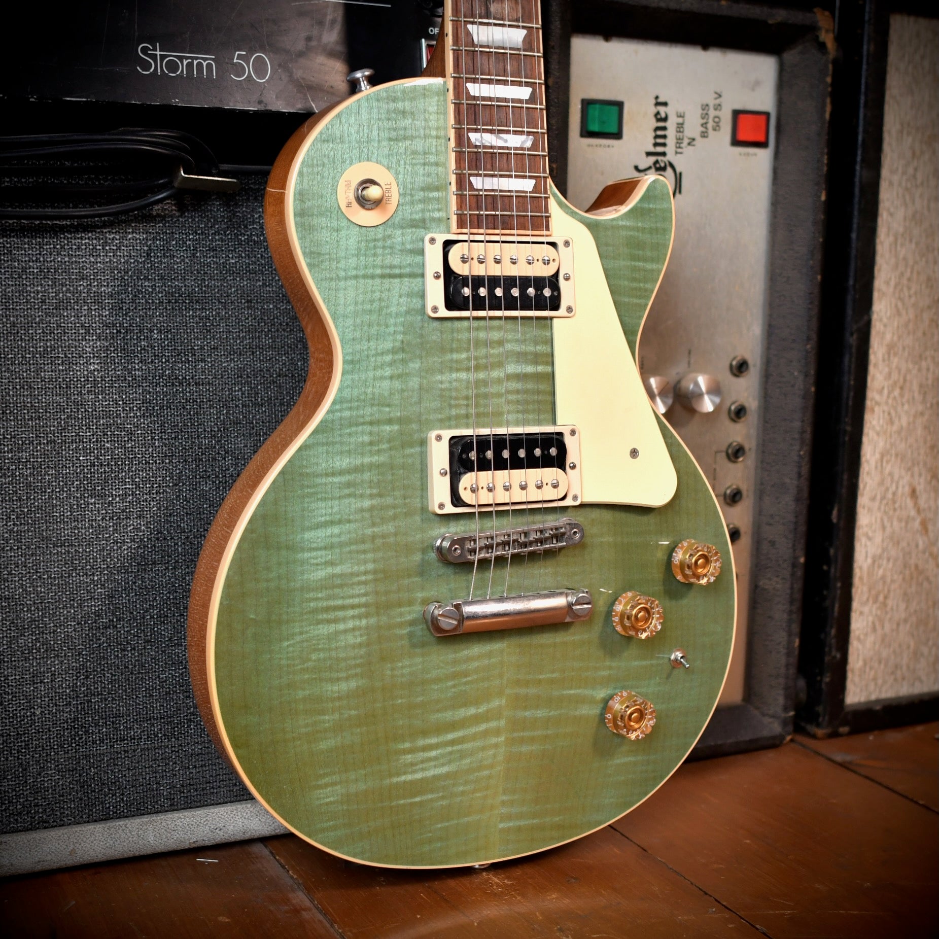 Gibson Les Paul Classic 100th Anniversary Seafoam Green 2015