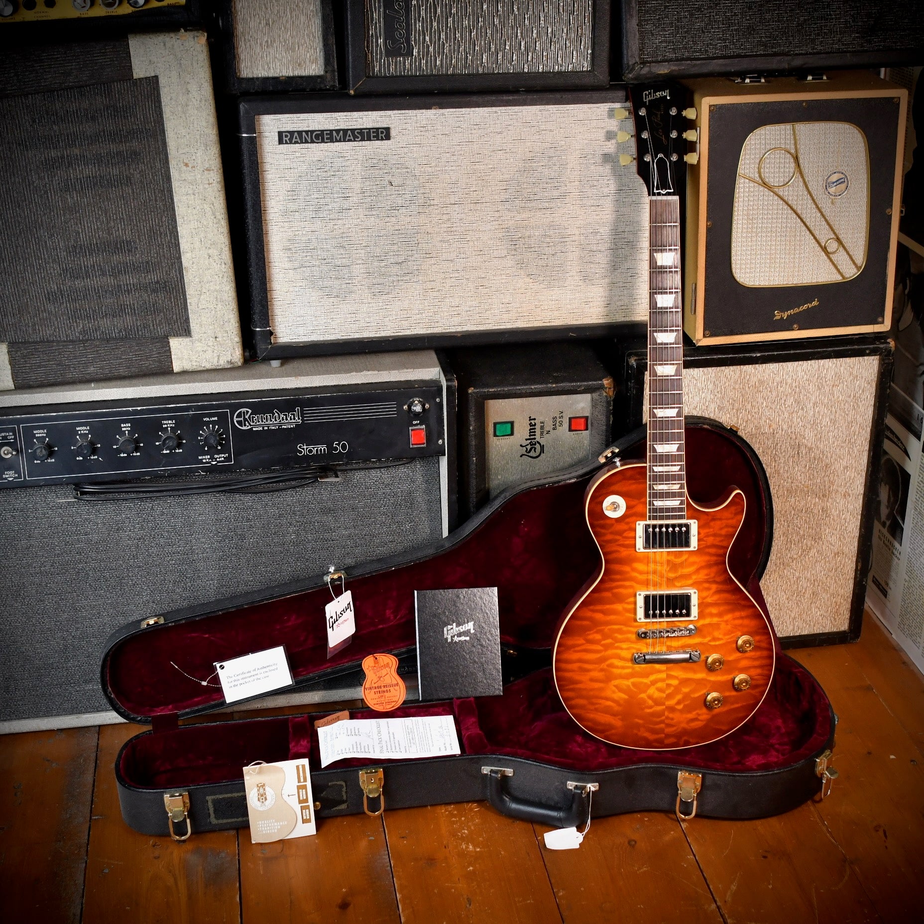 Gibson Custom Shop Les Paul 59 Reissue R9 "Killer Quilt" 7A Top Scotchburst 2011
