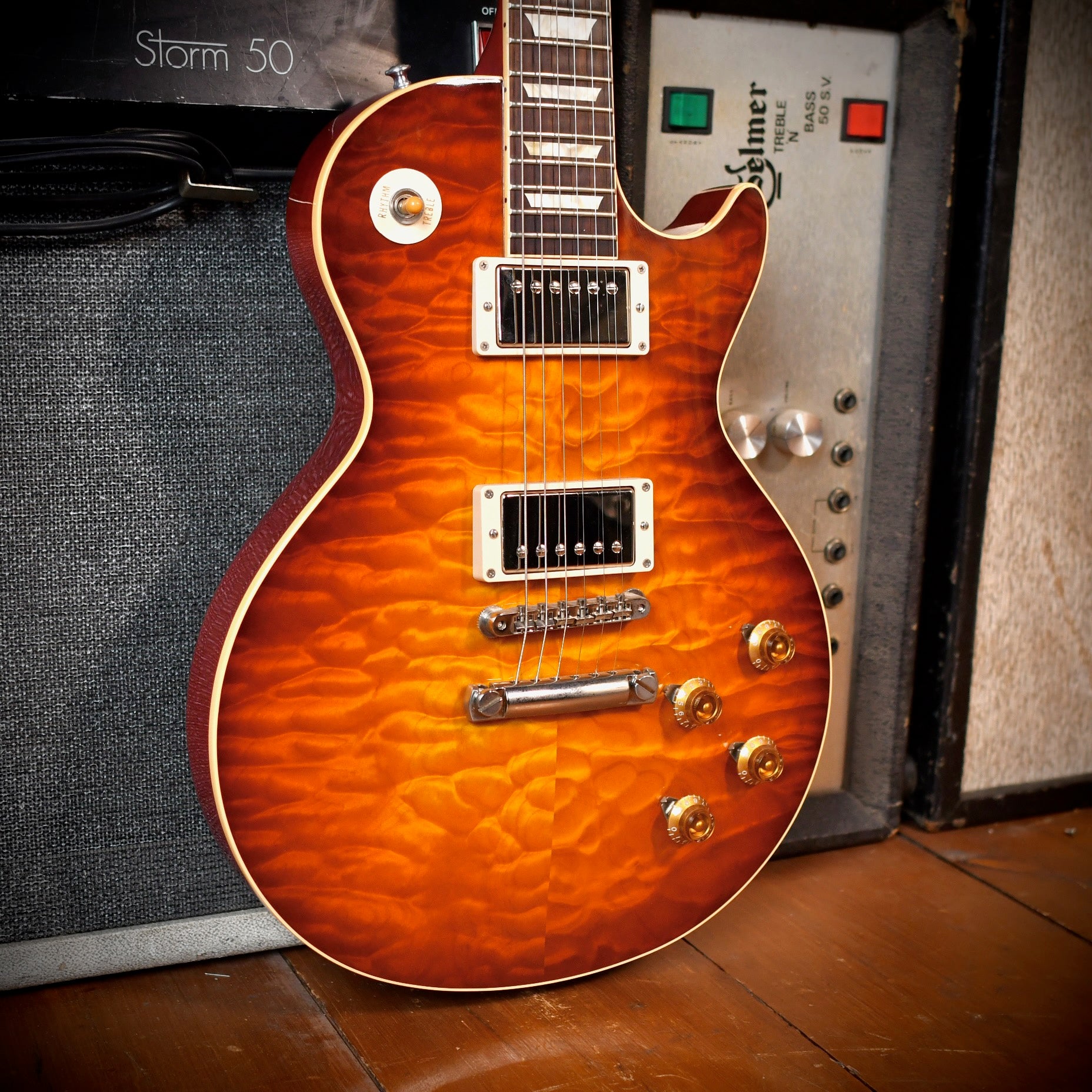 Gibson Custom Shop Les Paul 59 Reissue R9 "Killer Quilt" 7A Top Scotchburst 2011