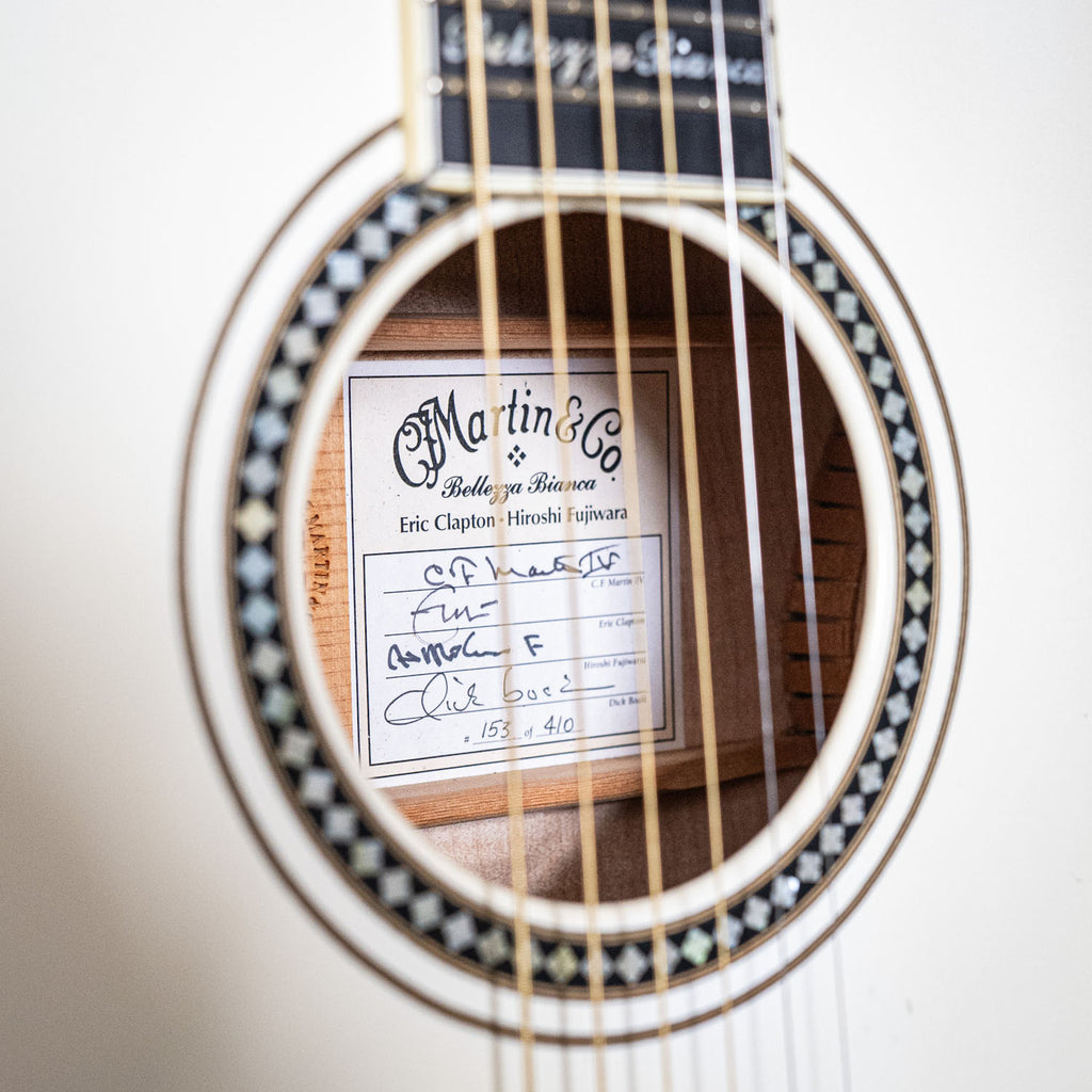 Martin Eric Clapton Bellezza Bianca Acoustic White 2006