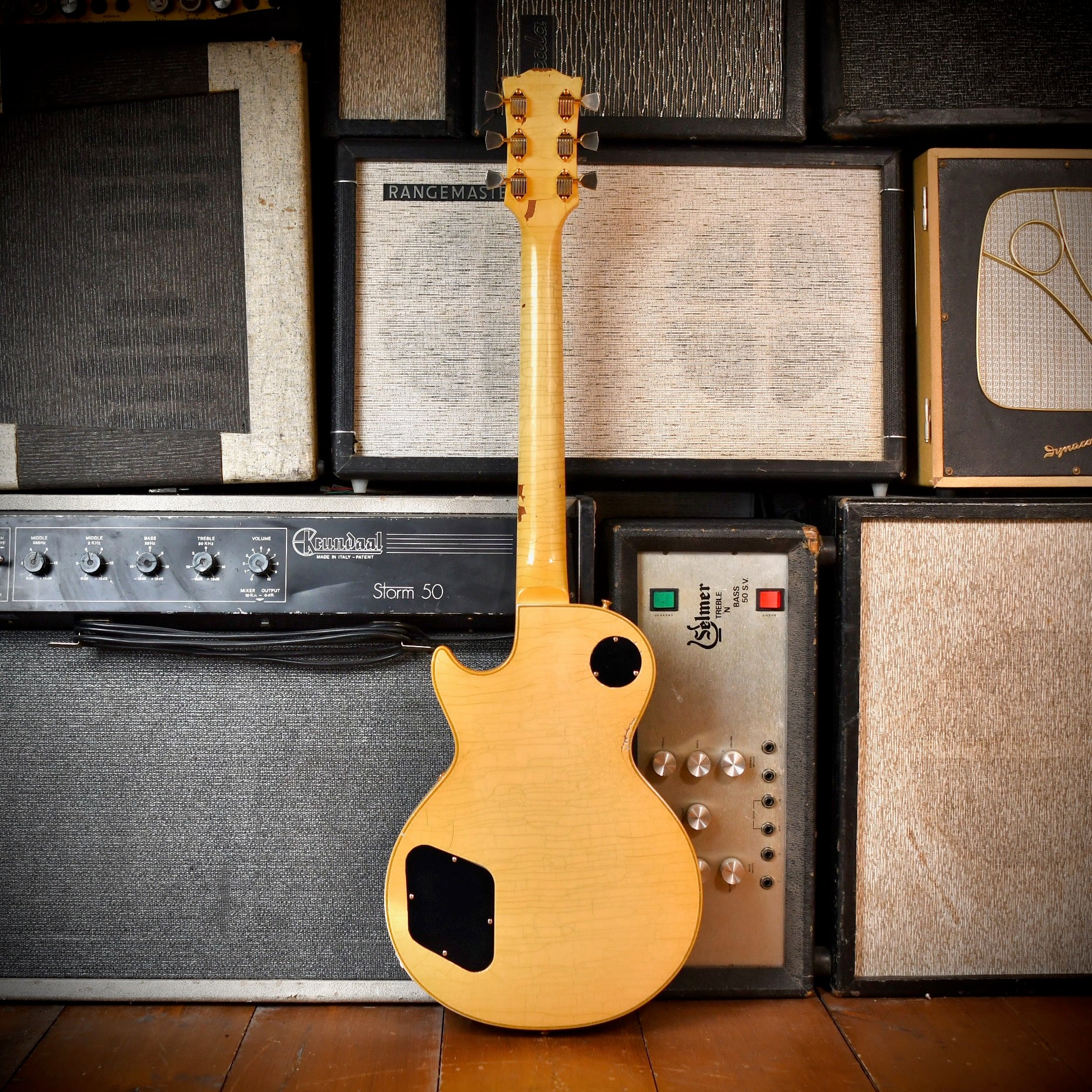 Gibson Custom Shop Les Paul Custom '68 Murphy Lab Ultra Light Aged Antique White 2023