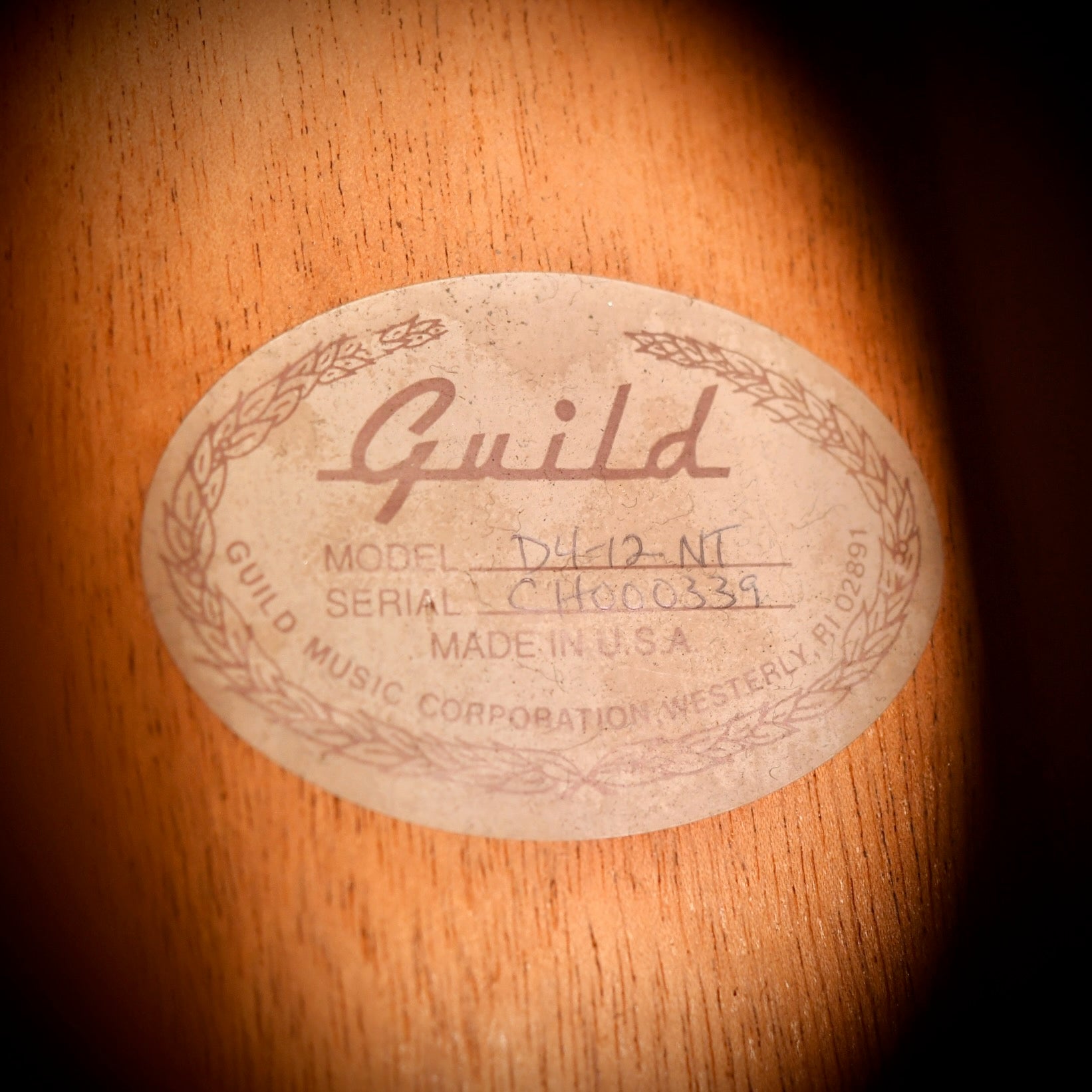 Guild D4-12 NT Natural 1992