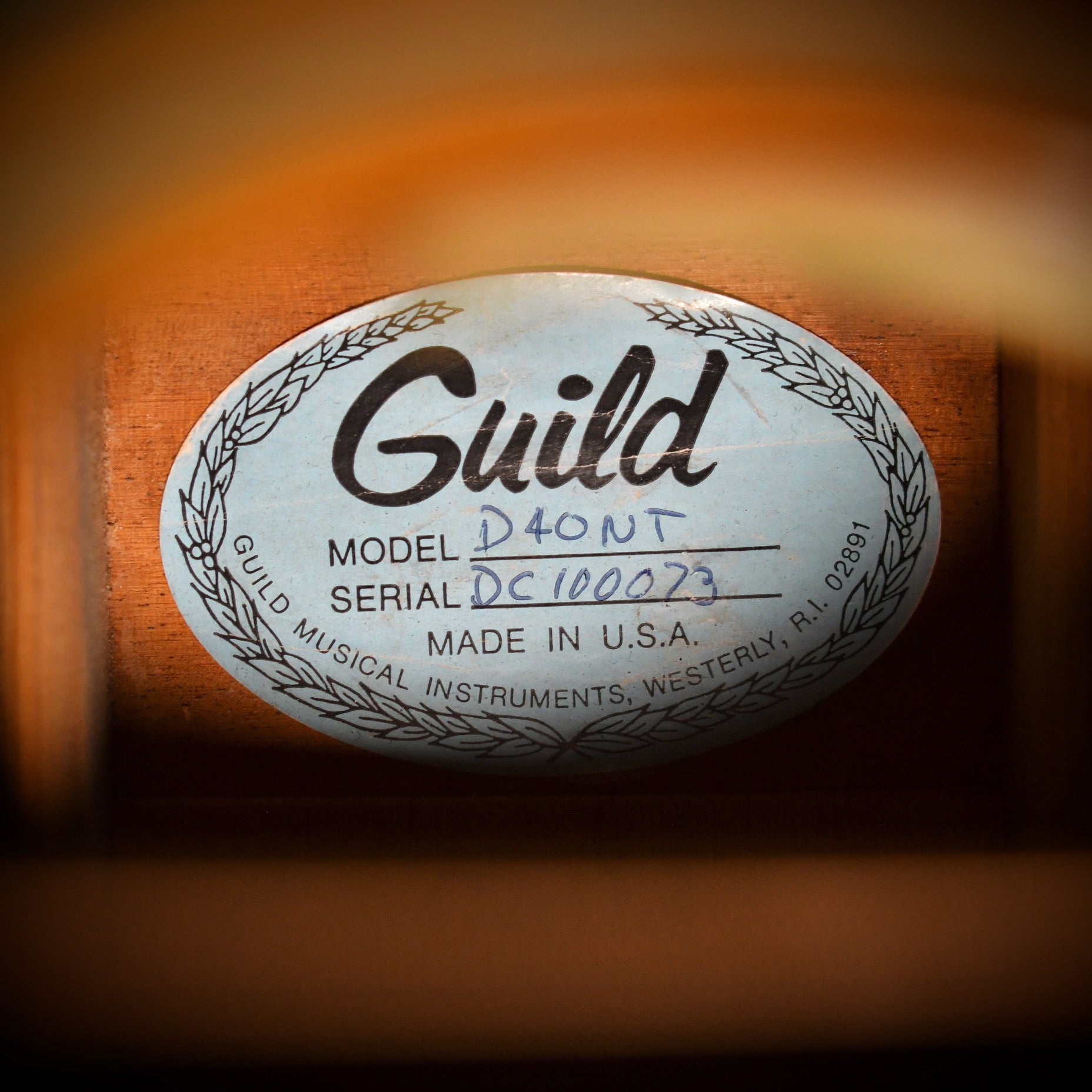 Guild D40-NT Natural 1979