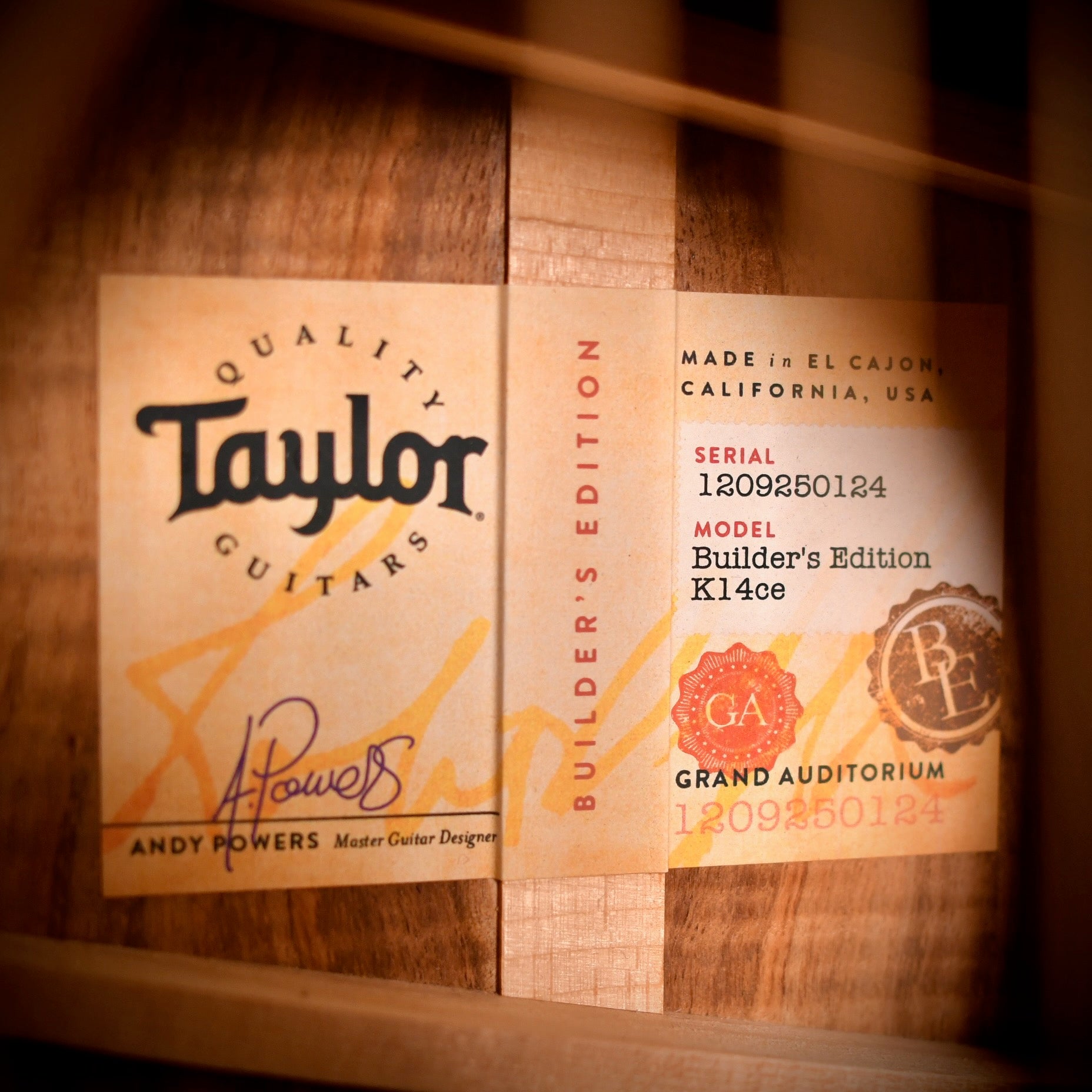 Taylor Builder's Edition K14-CE Natural 2020