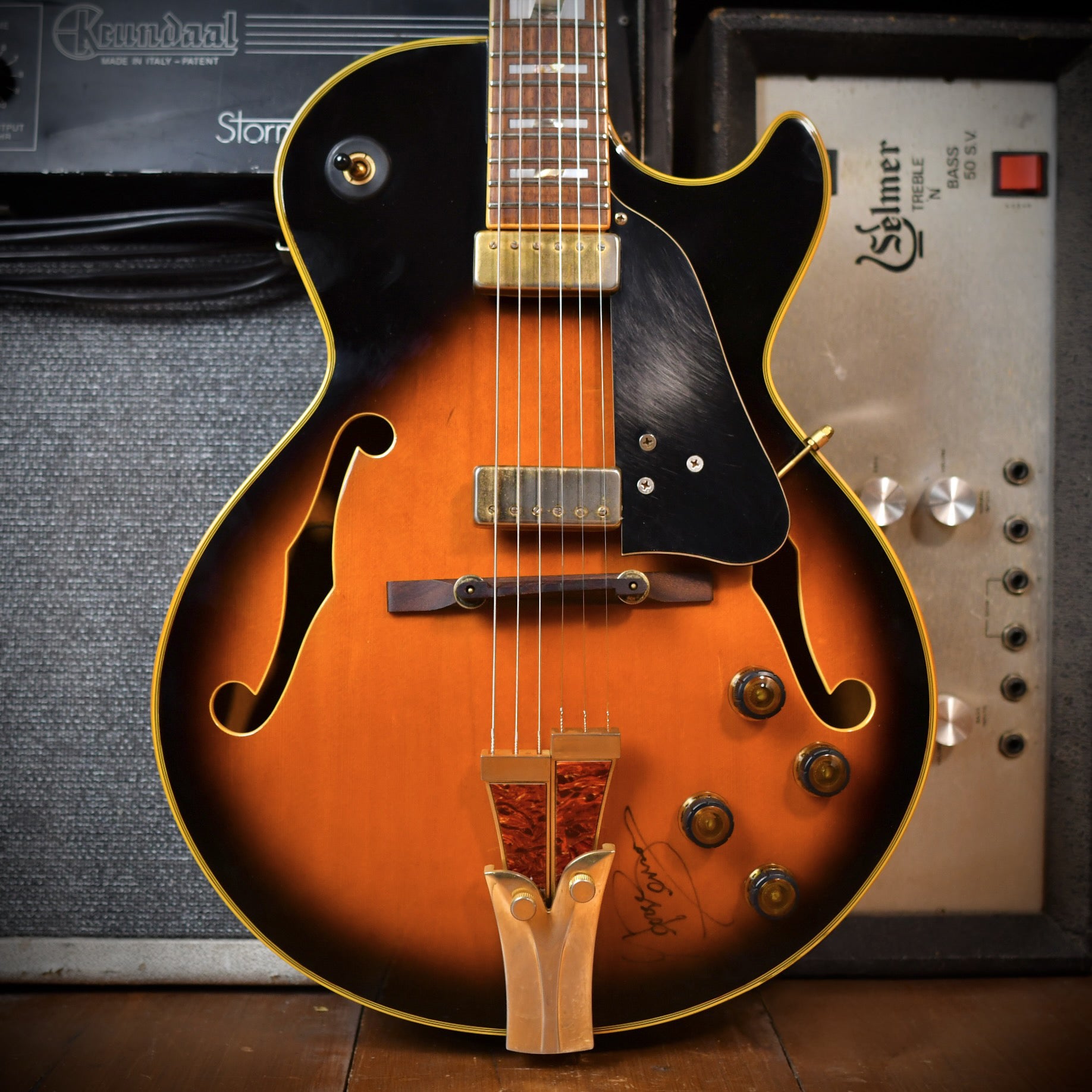 Ibanez GB-10 Brown Sunburst 1980 Signed & Played by George Benson