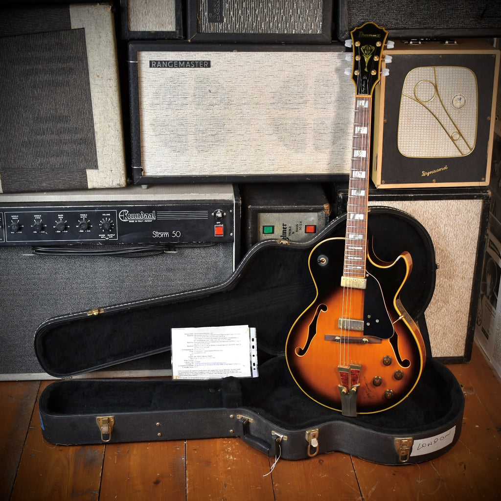 Ibanez GB-10 Brown Sunburst 1980 Signed & Played by George Benson
