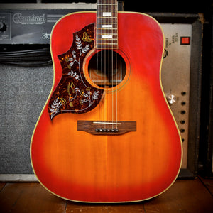 Gibson Hummingbird LEFT-HANDED Cherry Sunburst 1979