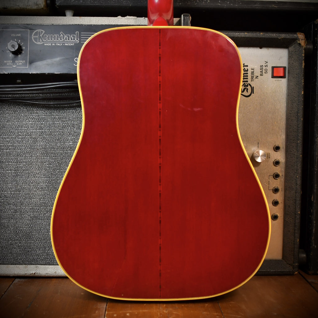 Gibson Hummingbird LEFT-HANDED Cherry Sunburst 1979