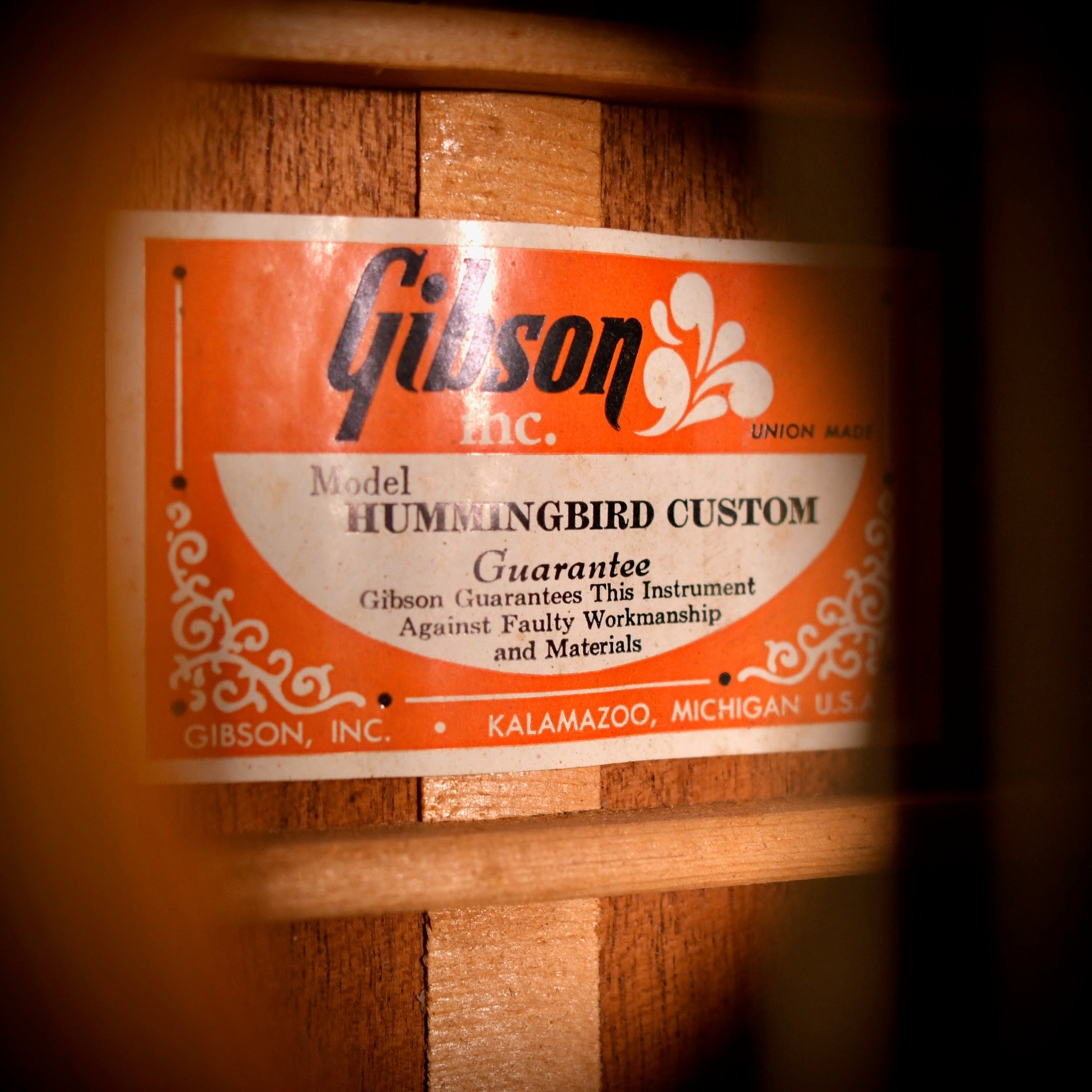 Gibson Hummingbird Natural 1974