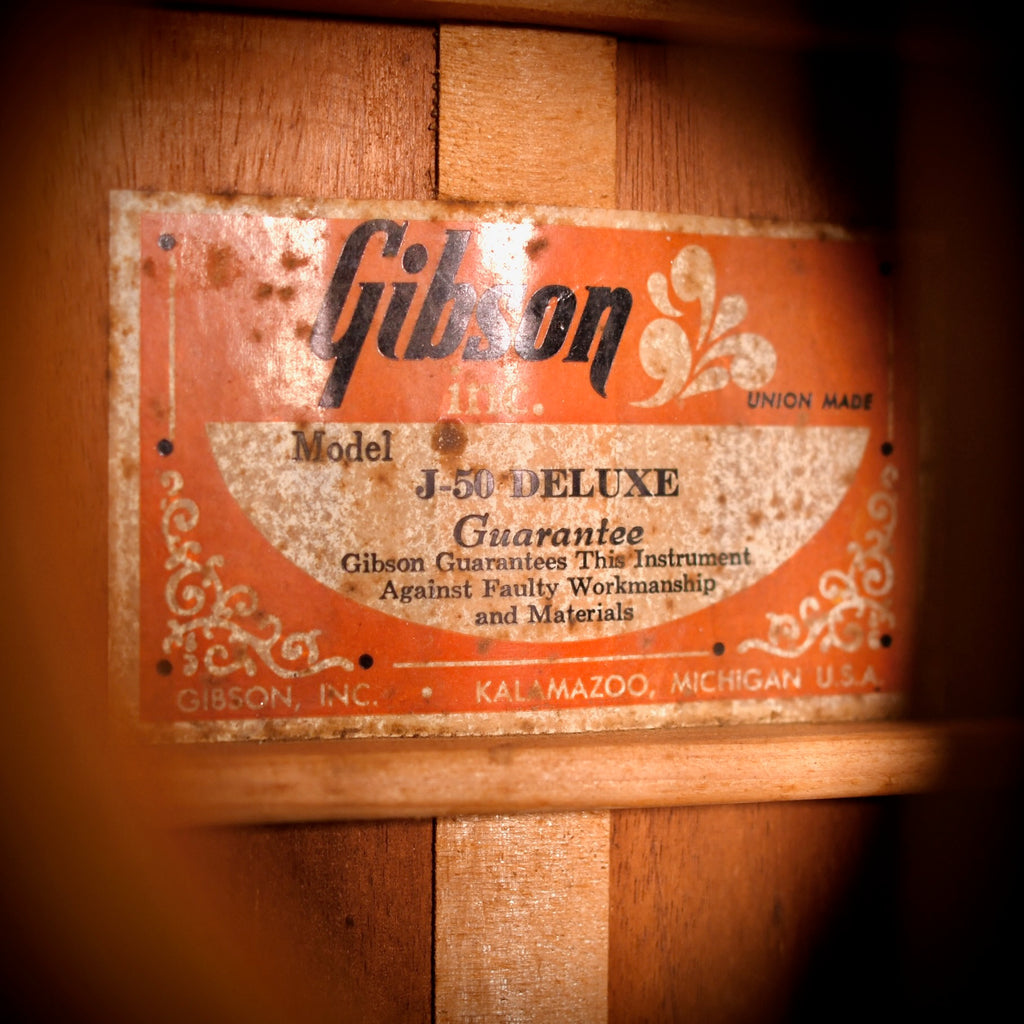 Gibson J-50 Deluxe Natural 1975