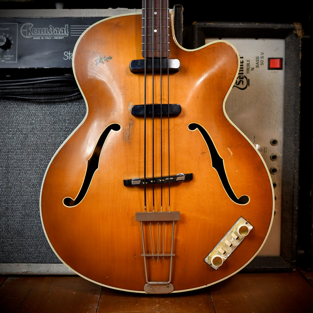 Hofner 500/5 Hollow-Body Bass Stuart Sutcliffe Style Brunette 1959