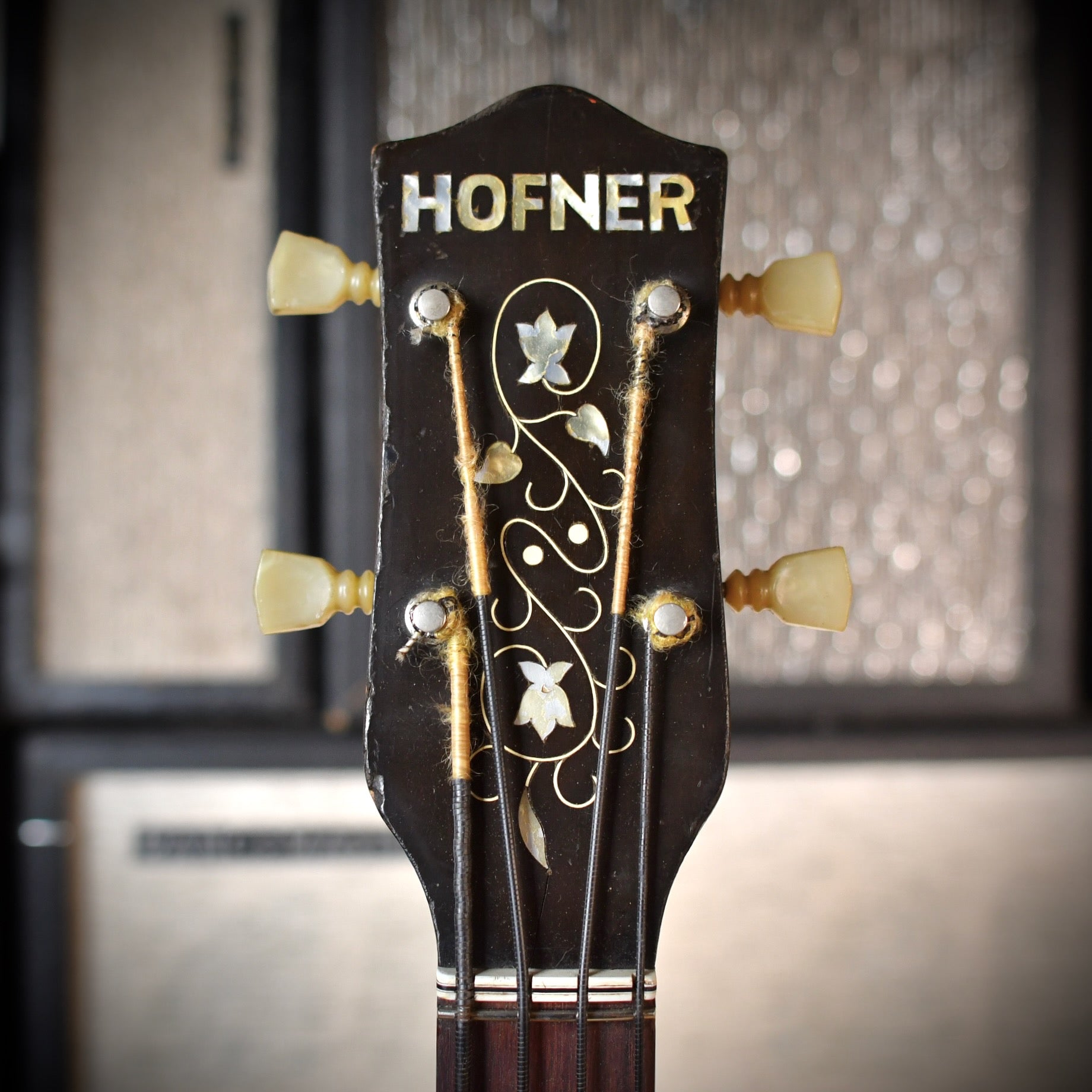 Hofner 500/5 Hollow-Body Bass Stuart Sutcliffe Style Brunette 1959