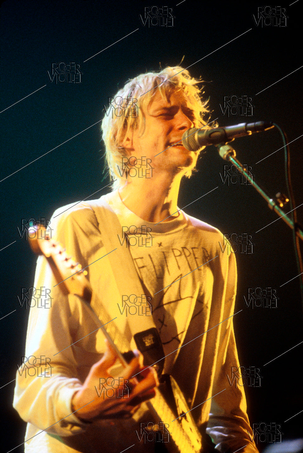 Ernie Ball White Guitar Strap Ex Kurt Cobain Nirvana White 1990