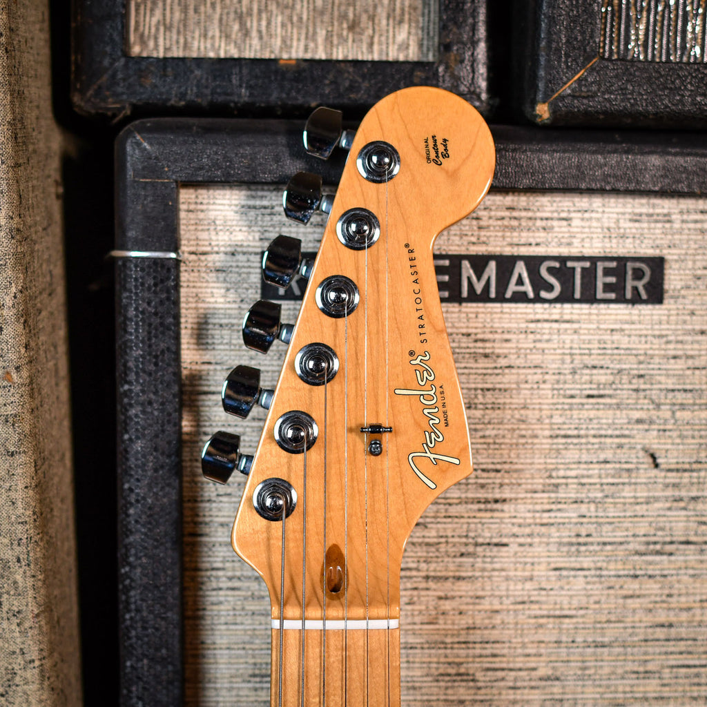 Fender Stratocaster American Deluxe Mystic Blue Ice 2014