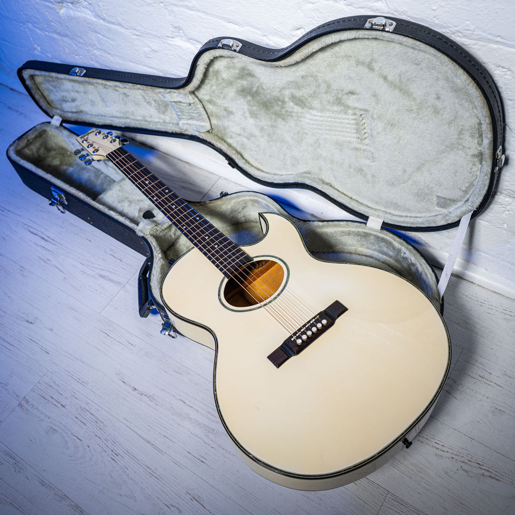 Washburn EA-20 Ex Bob Dylan Touring Guitar White 1986