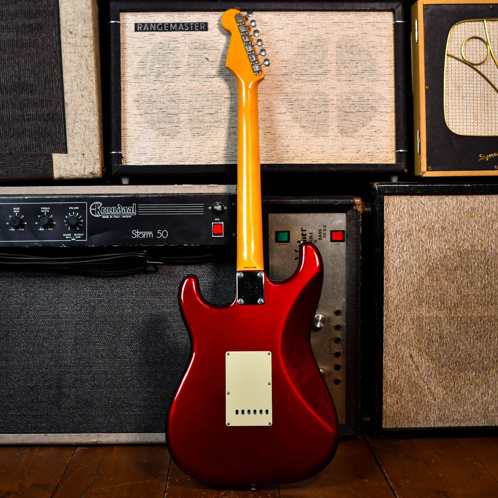 Fender Japan Exclusive Classic 60s Stratocaster Aged Candy Apple Red 2015