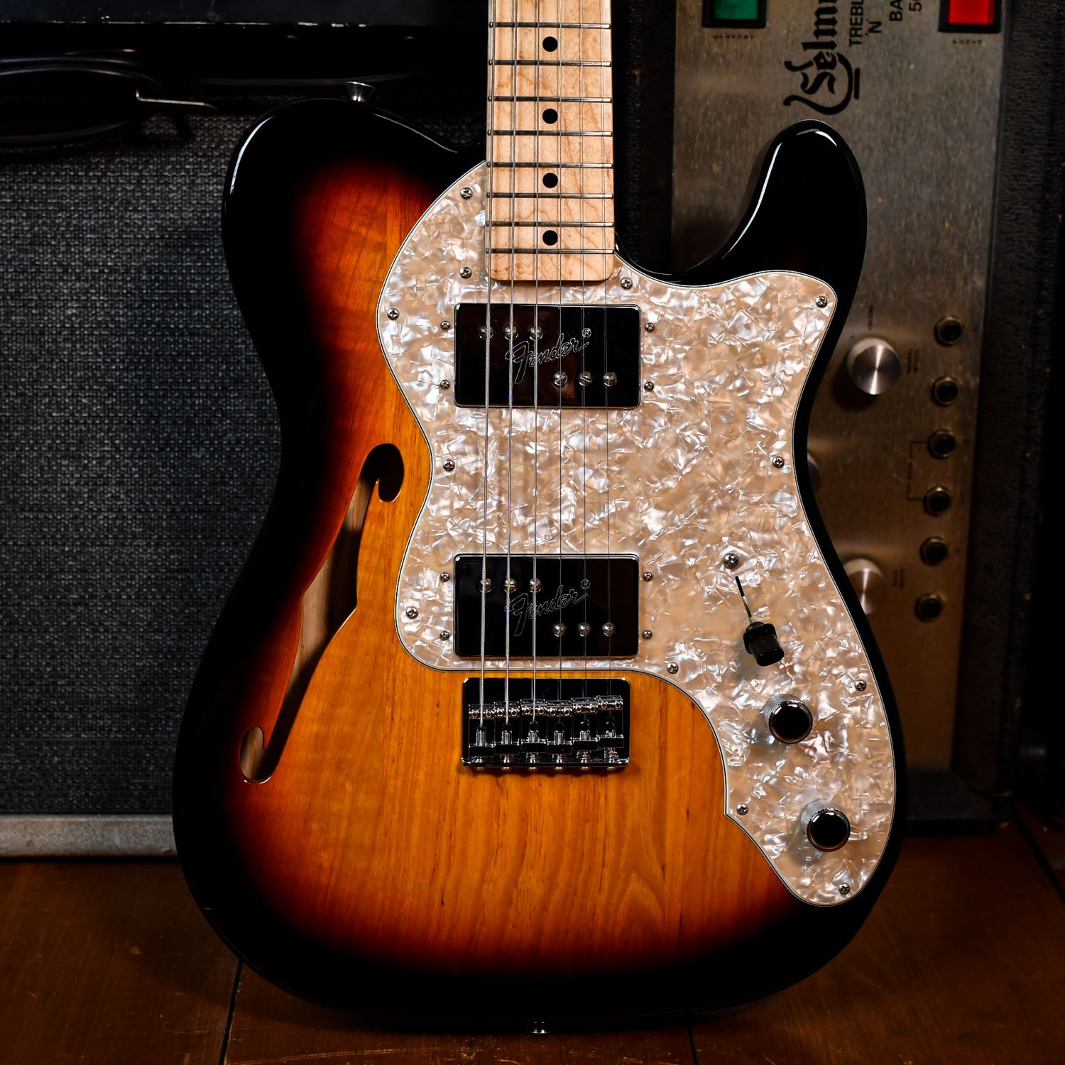 Fender Traditional II 70s Telecaster Thinline 3-Colour Sunburst 2023