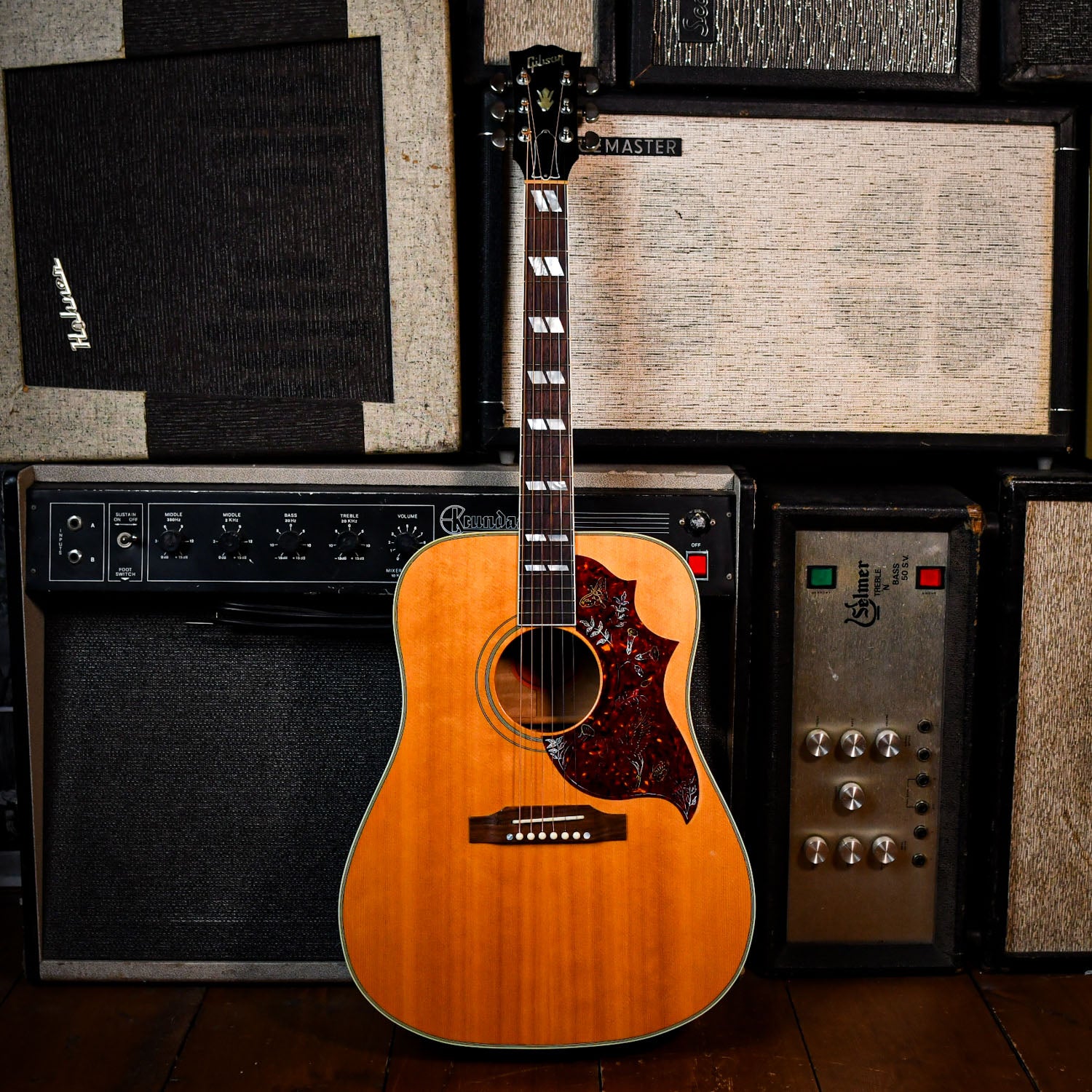 Gibson Custom Shop Hummingbird Quilt Natural 2001