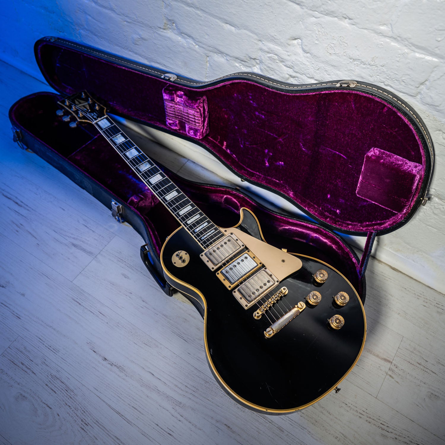 Gibson Les Paul Custom Ex Rolling Stones Ebony 1973