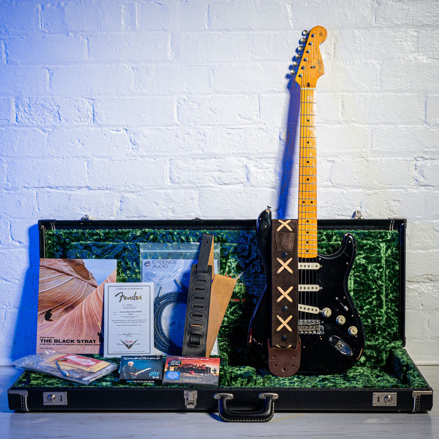 Fender Custom Shop David Gilmour Black Strat Relic Black 2008