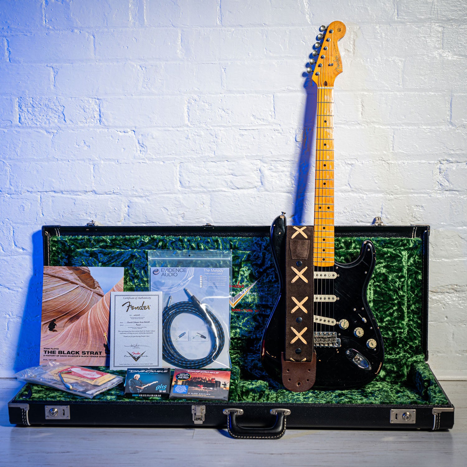 Fender Custom Shop David Gilmour Black Strat Relic Black 2008