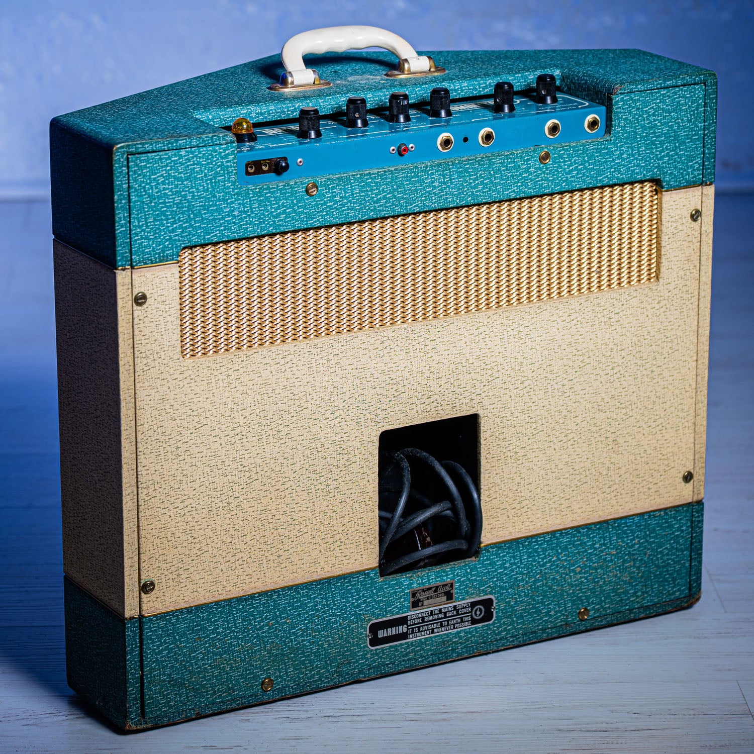 WEM Dominator V Front Blue & Cream 1964