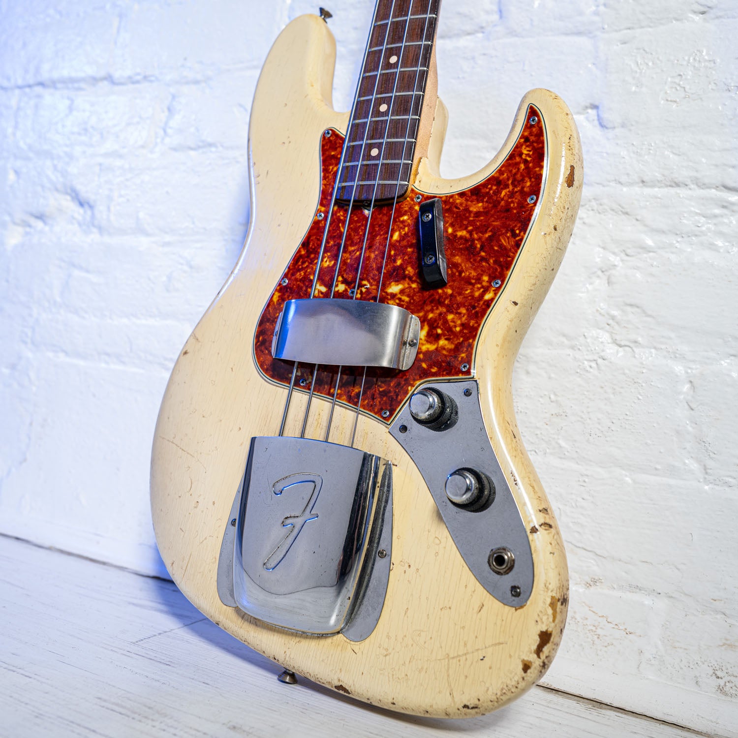 Fender Jazz Bass Stack Knob Olympic White 1960