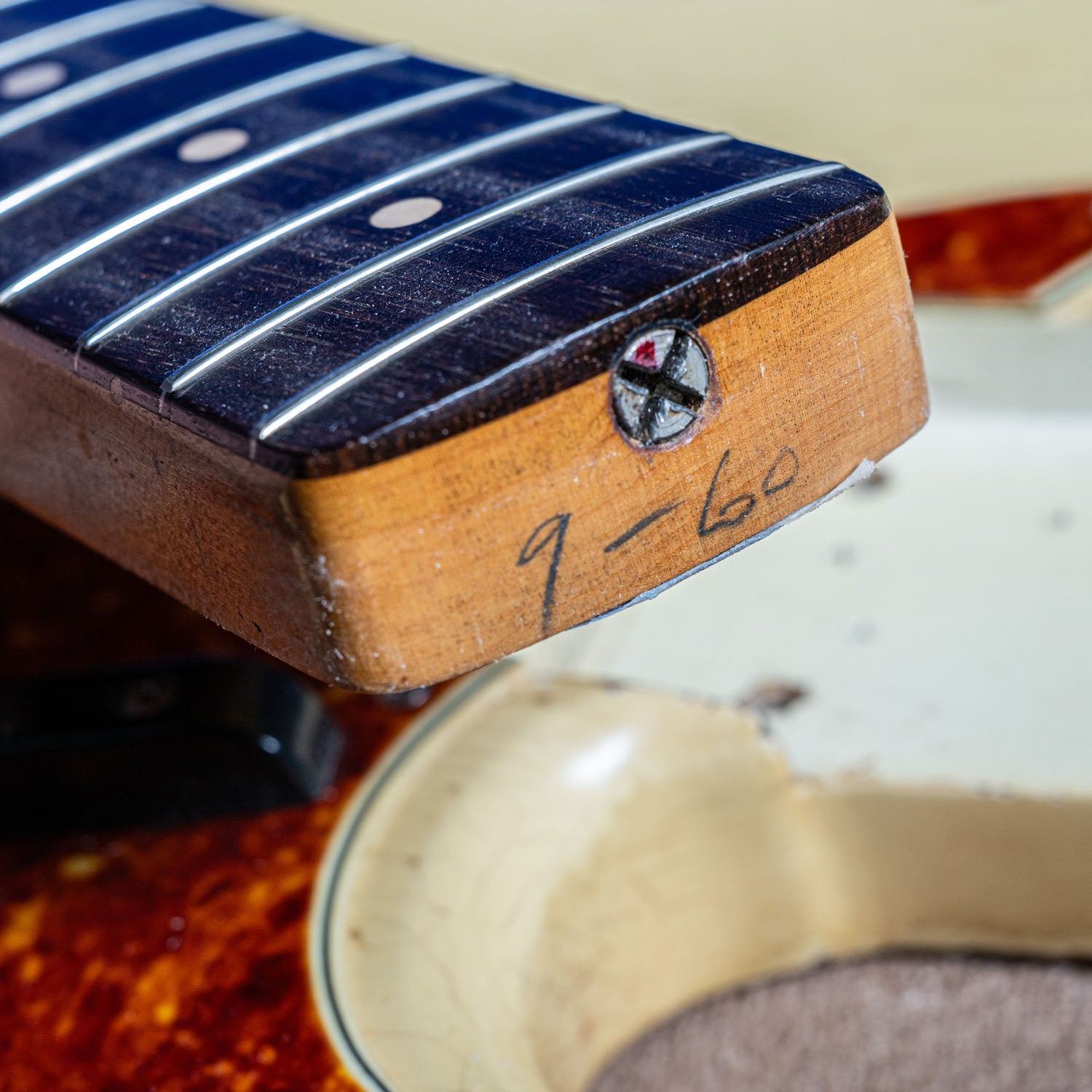 Fender Jazz Bass Stack Knob Olympic White 1960