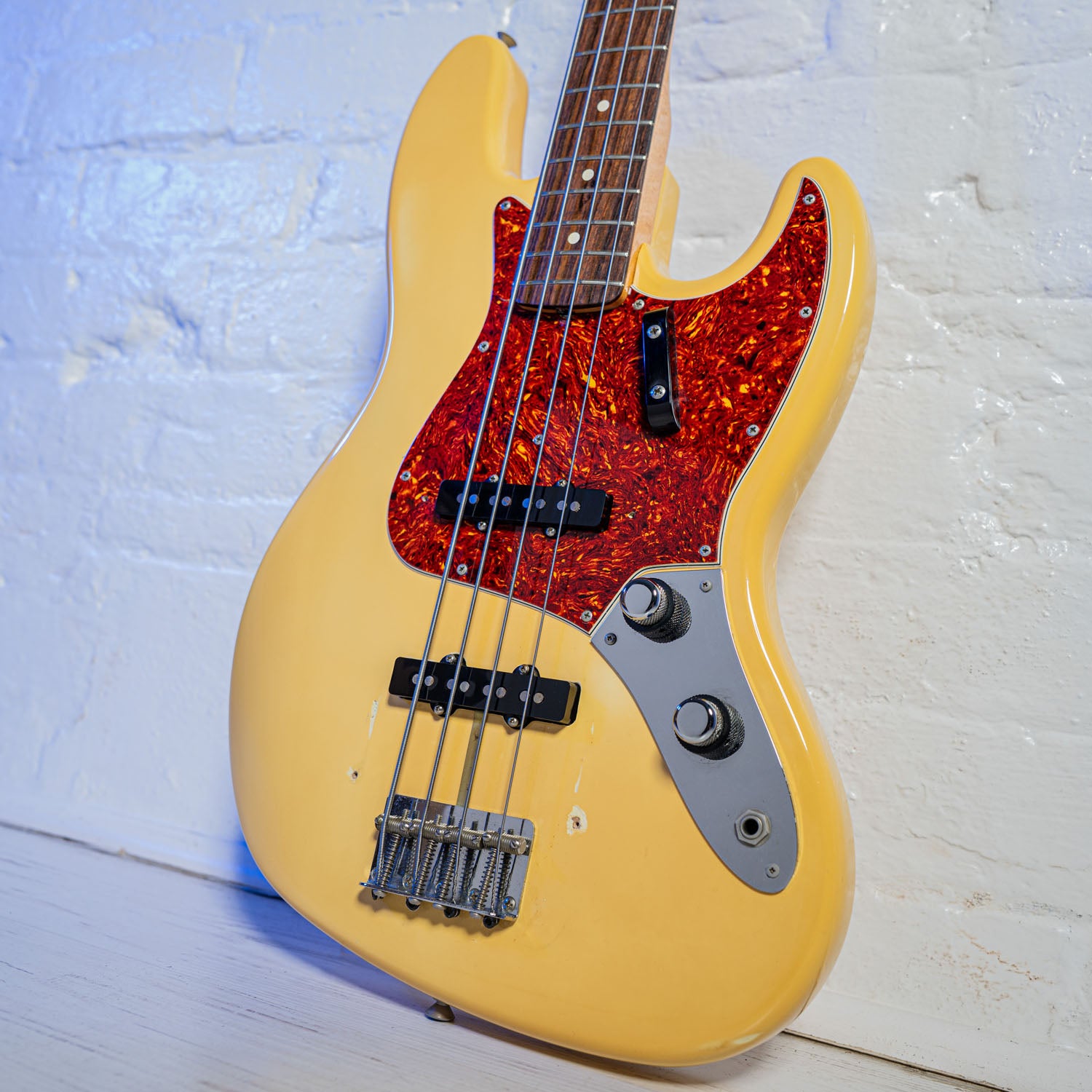 Fender Stack Knob Vintage Reissue Jazz Bass Olympic White/Cream 1992