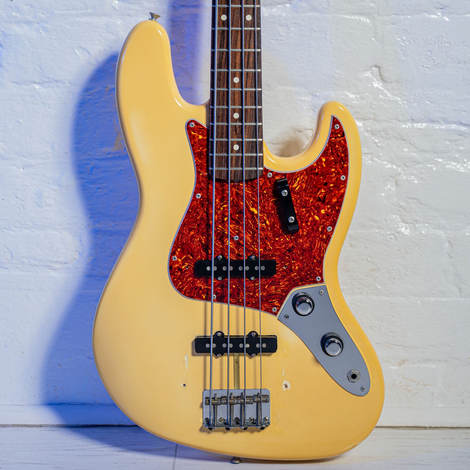 Fender Stack Knob Vintage Reissue Jazz Bass Olympic White/Cream 1992