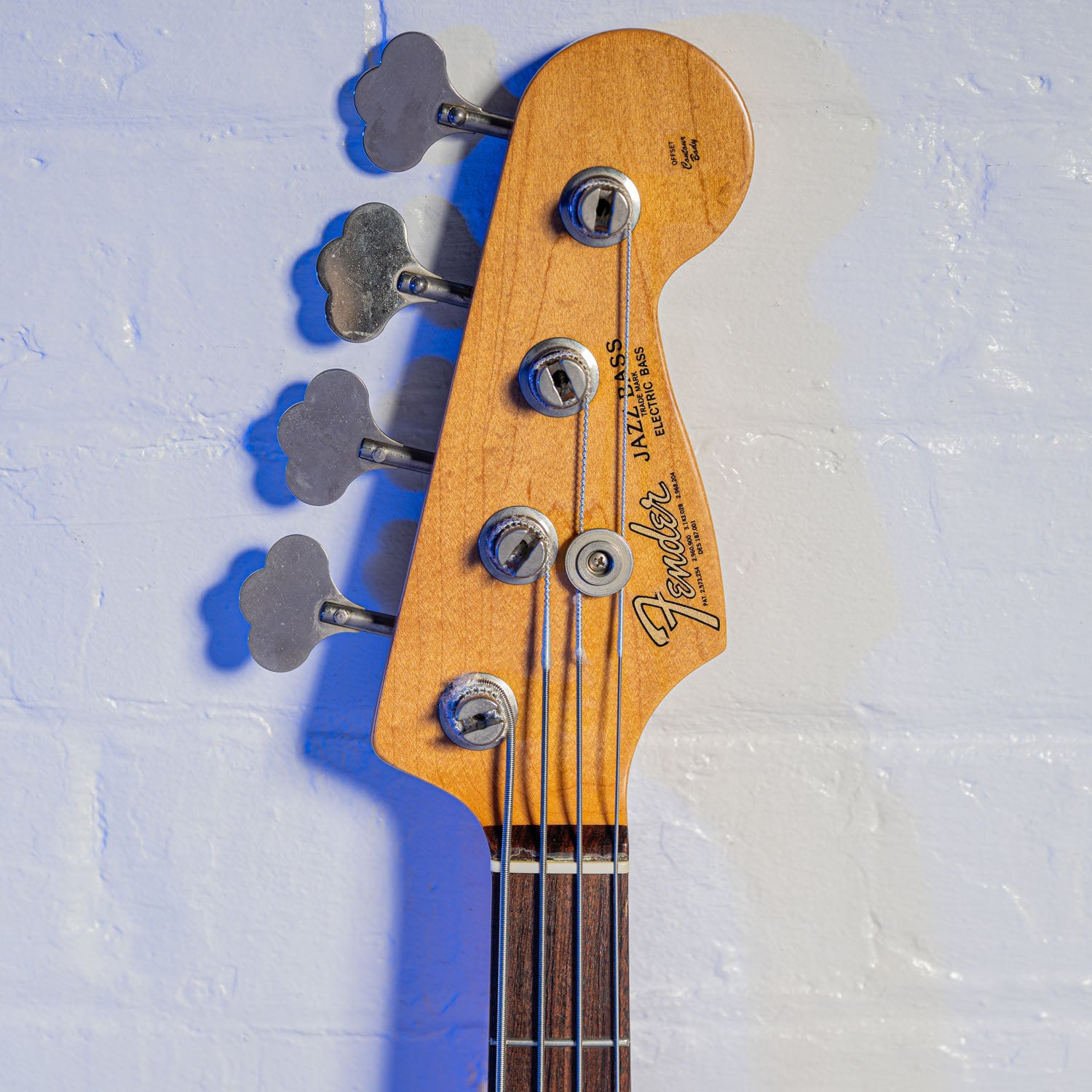 Fender Stack Knob Vintage Reissue Jazz Bass Olympic White/Cream 1992