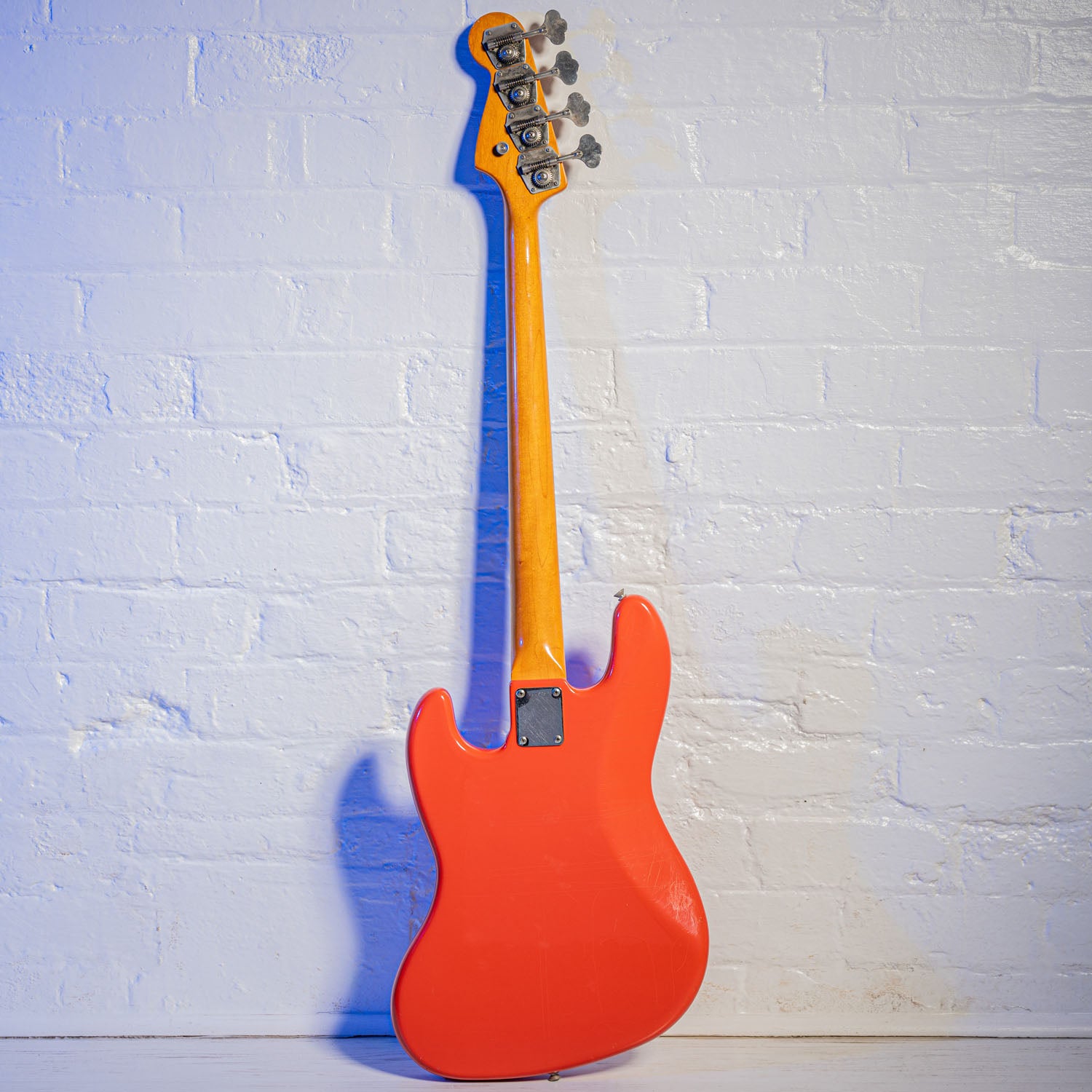 Fender Vintage Reissue Stack Knob jazz Bass Fiesta Red 1984
