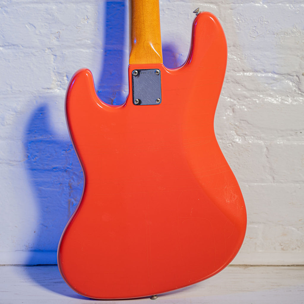 Fender Vintage Reissue Stack Knob jazz Bass Fiesta Red 1984