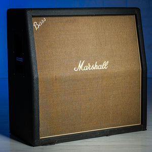 Marshall Basketweave 4x12 Cabinet Black 1970
