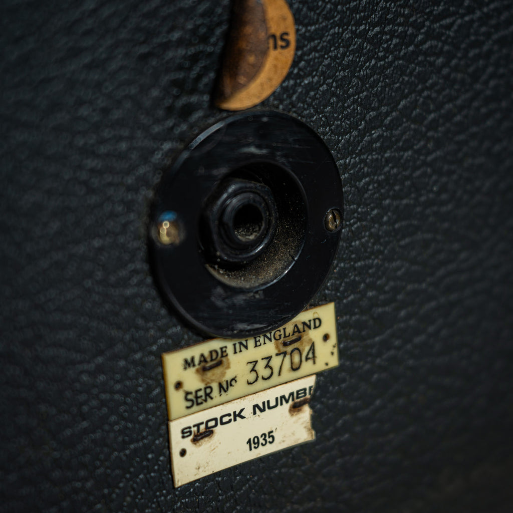 Marshall Basketweave 4x12 Cabinet Black 1970