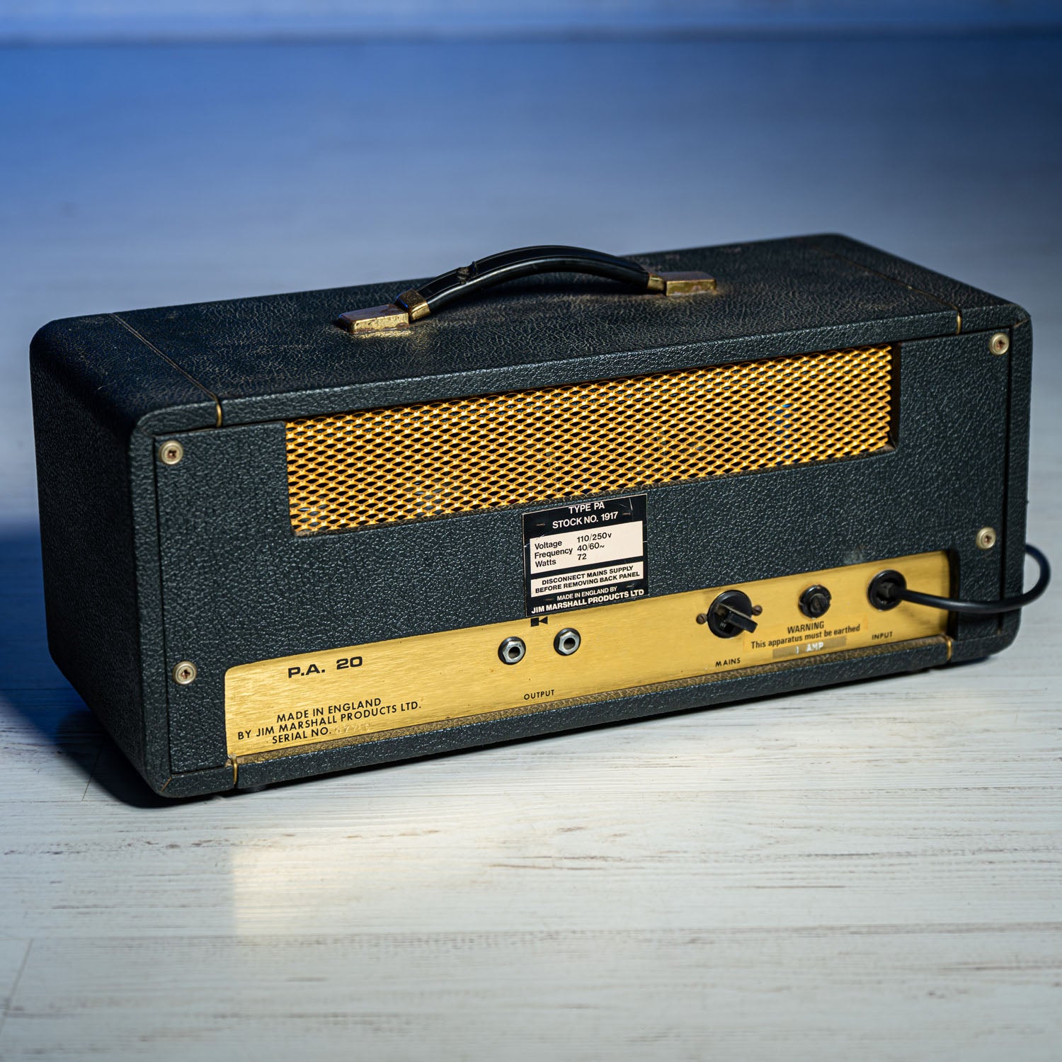 Marshall PA 20 Head Black 1971