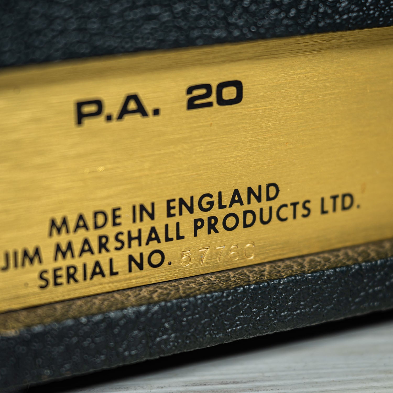 Marshall PA 20 Head Black 1971