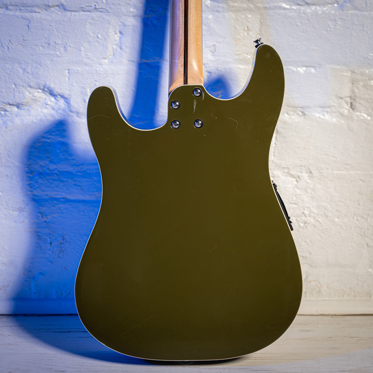 Fender Prototype Stratacoustic Ex IAN BROWN Tour Olive Green 2005