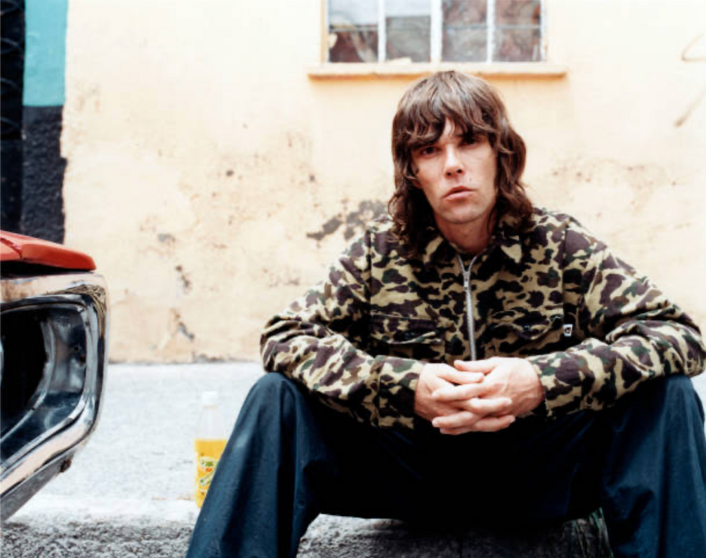 Fender Prototype Stratacoustic Ex IAN BROWN Tour Olive Green 2005